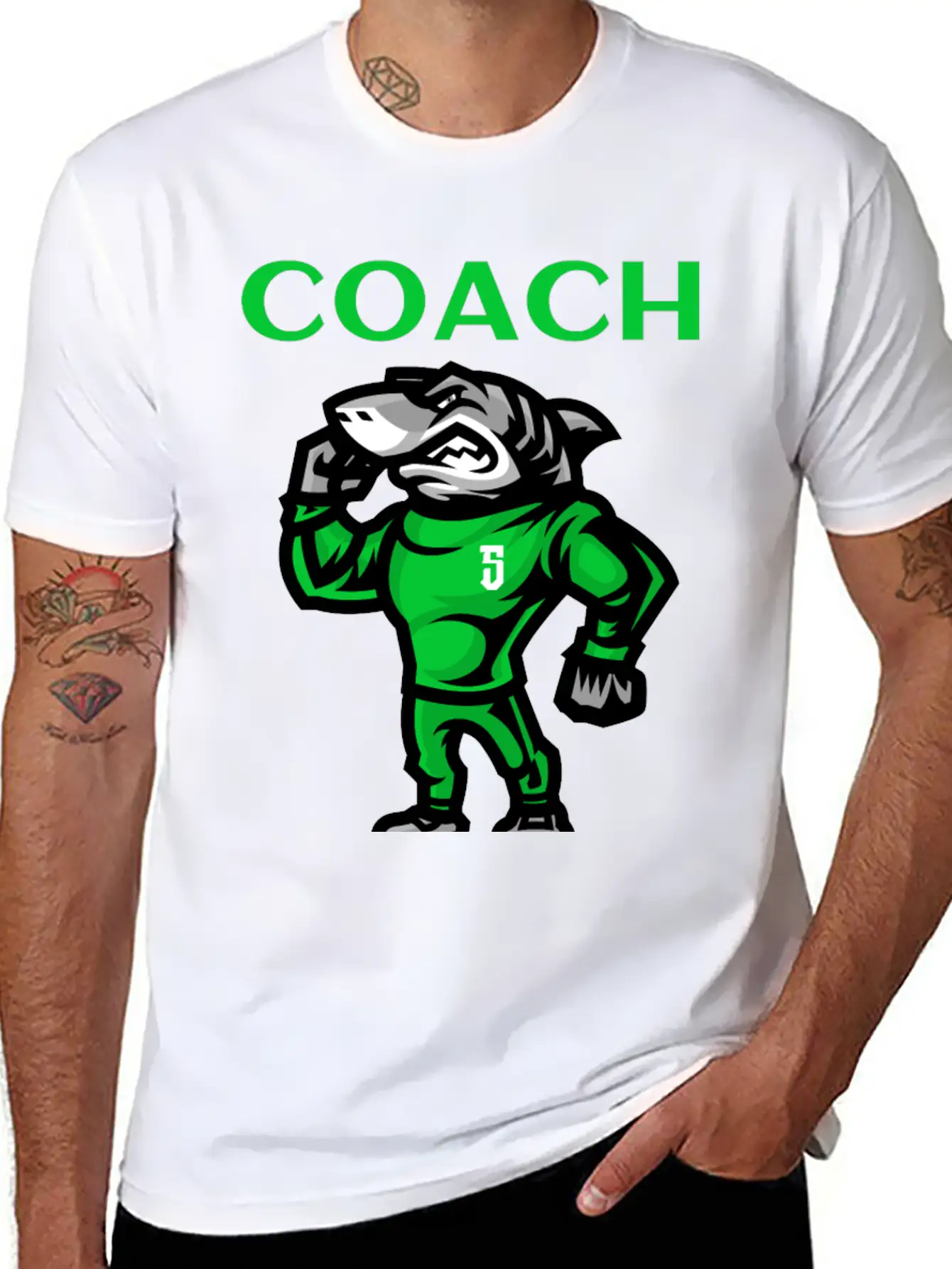 Coach Unisex Casual T-Shirt – Clean Design For Daily Comfort