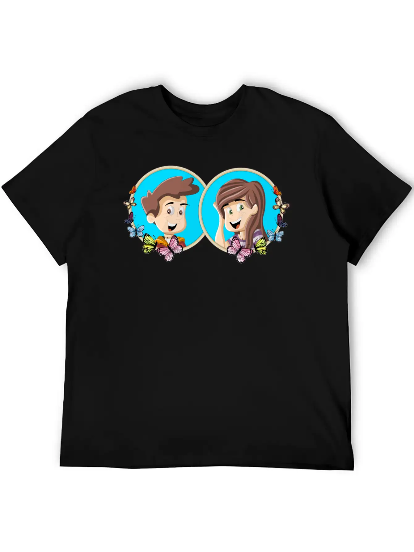 Collage Couple 2 Unisex Casual T-Shirt – Clean Design For Daily Comfort