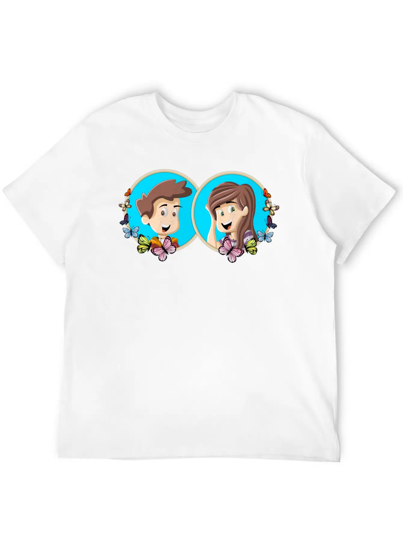 Collage Couple 2 Unisex Casual T-Shirt – Clean Design For Daily Comfort