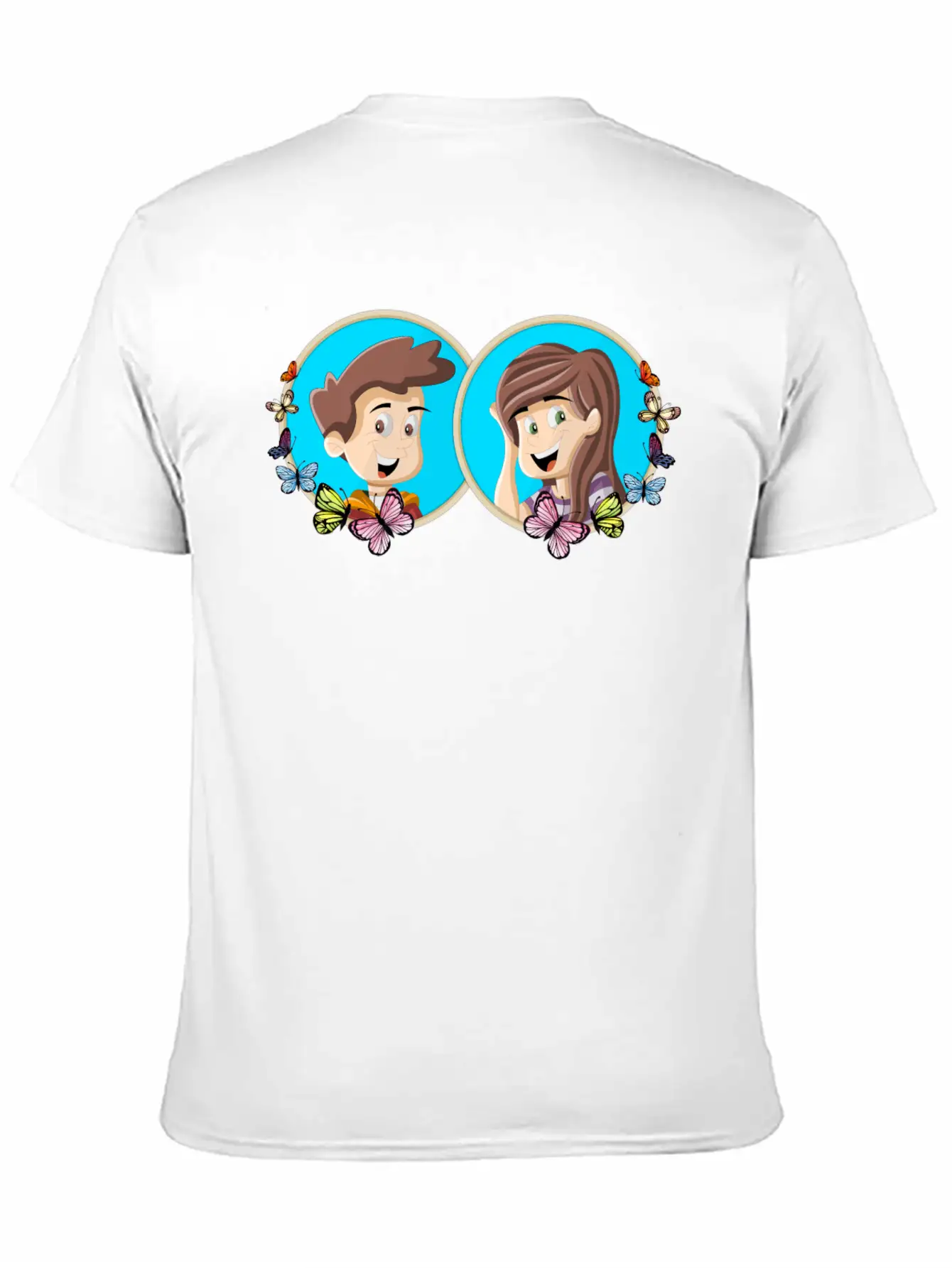 Collage Couple 2 Unisex Casual T-Shirt – Clean Design For Daily Comfort
