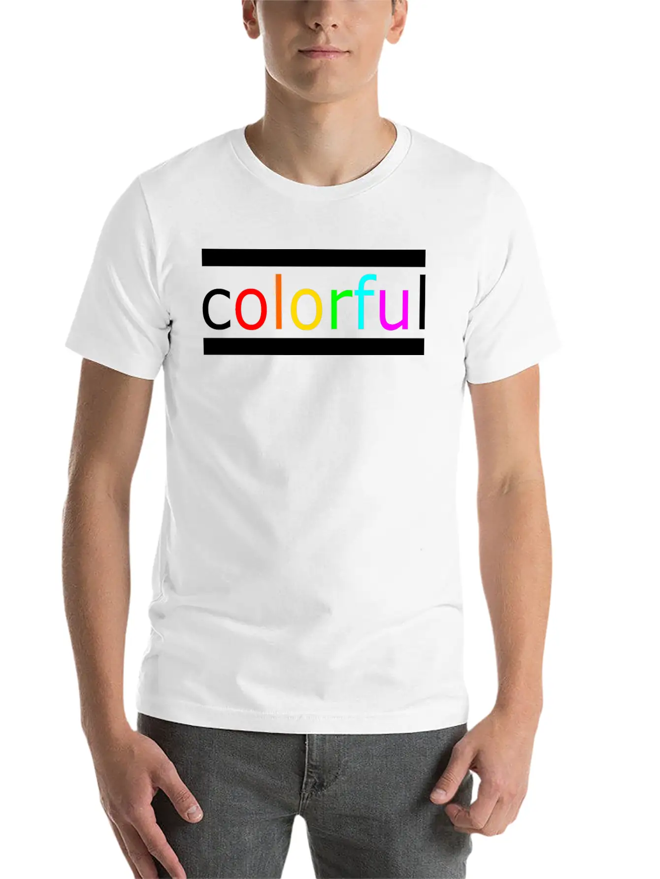 Colorful Unisex Casual T-Shirt – Clean Design For Daily Comfort