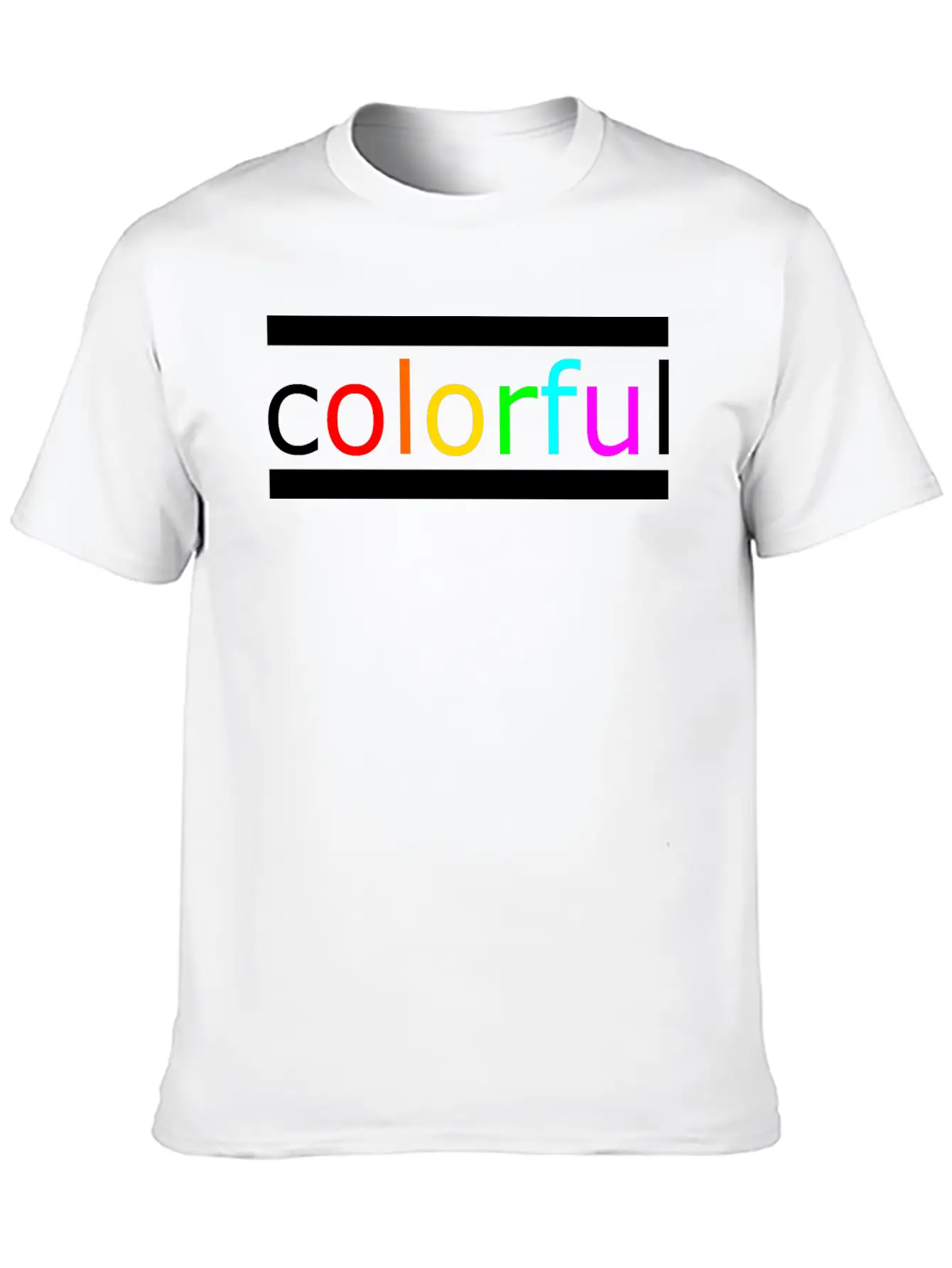 Colorful Unisex Casual T-Shirt – Clean Design For Daily Comfort