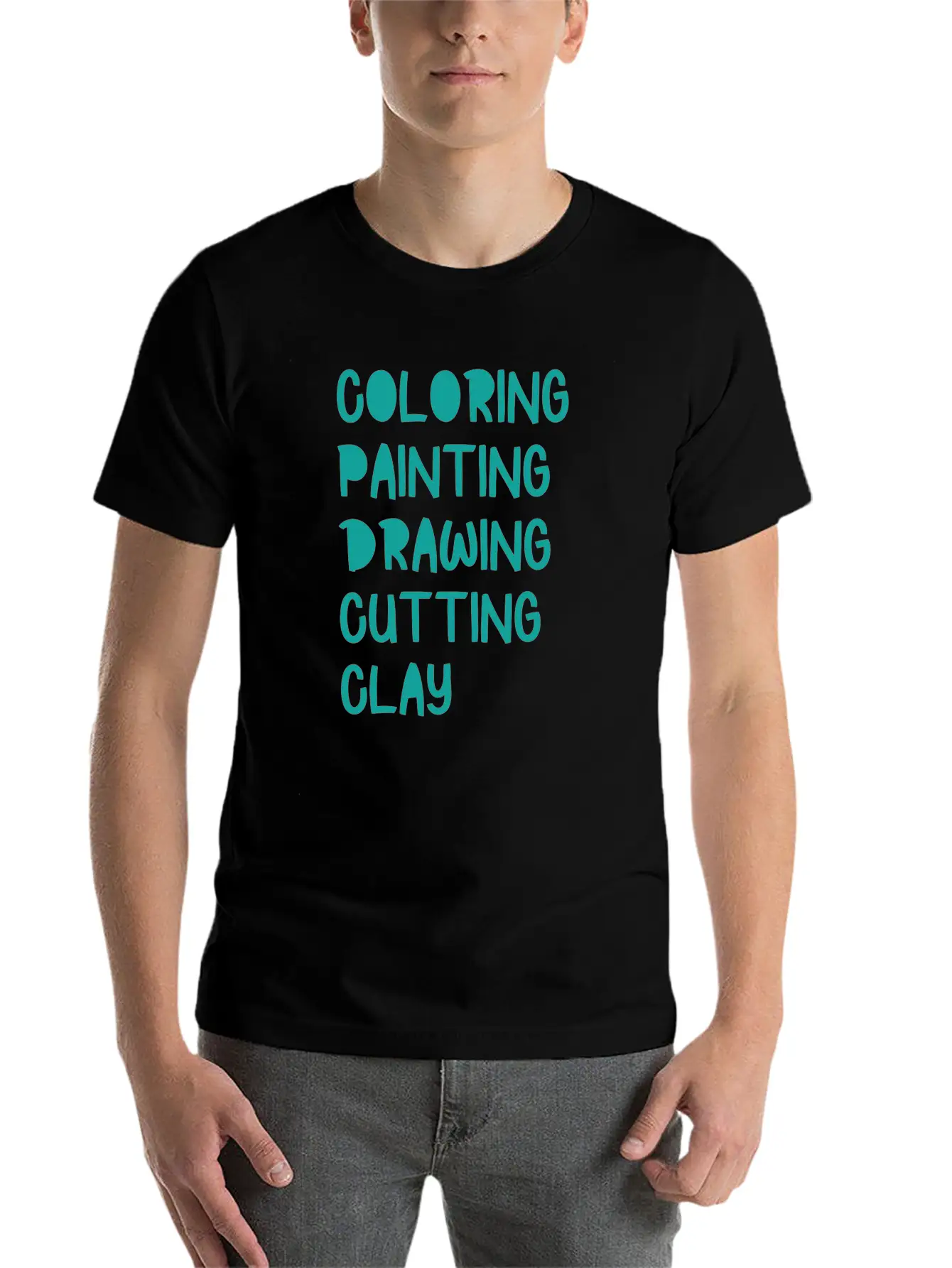 Coloring Painting Painter Painting Art Gift Unisex Casual T-Shirt – Clean Design For Daily Comfort