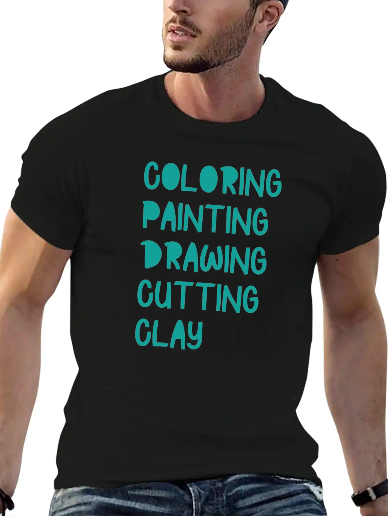Coloring Painting Painter Painting Art Gift Unisex Casual T-Shirt – Clean Design For Daily Comfort