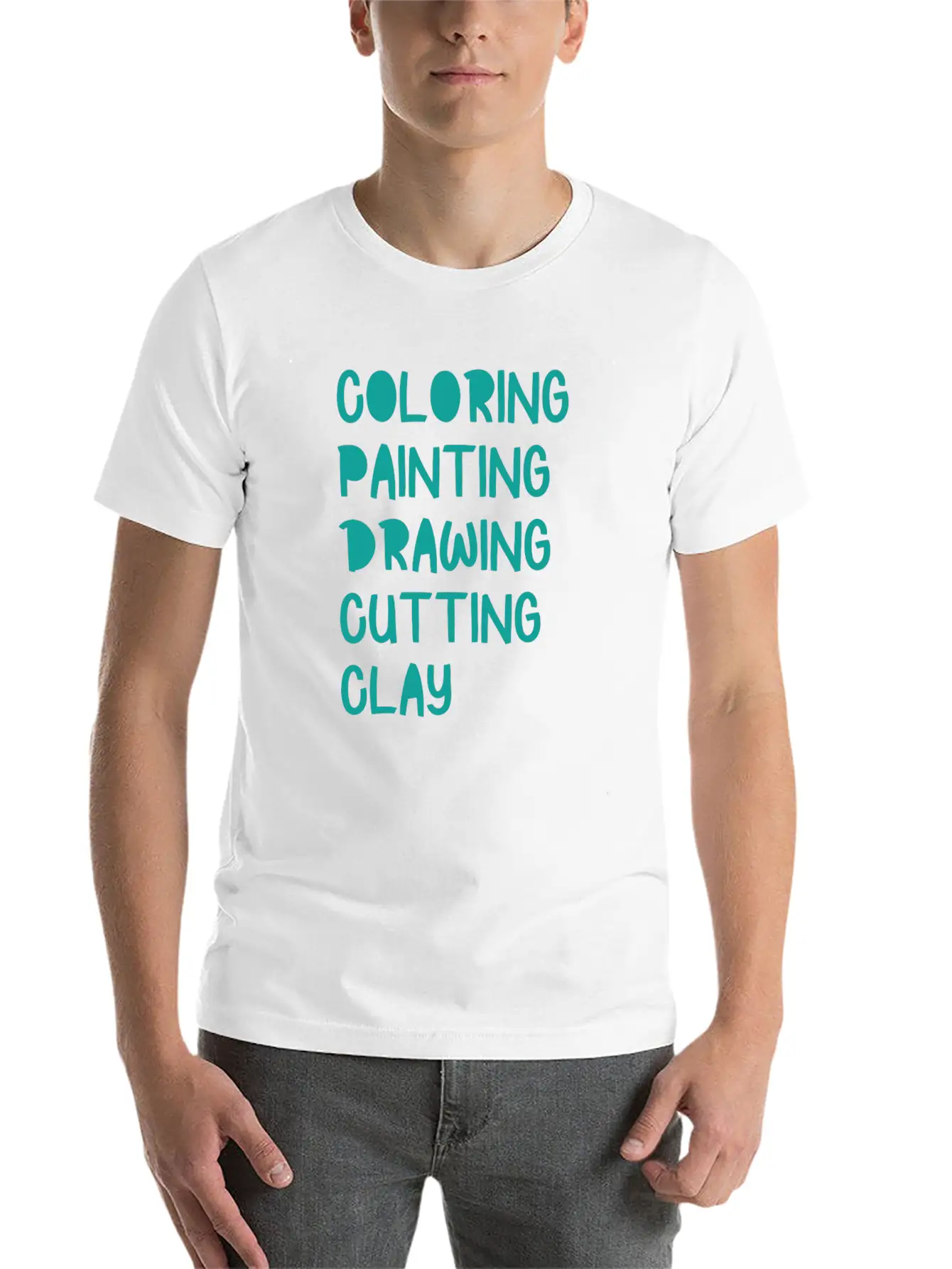 Coloring Painting Painter Painting Art Gift Unisex Casual T-Shirt – Clean Design For Daily Comfort