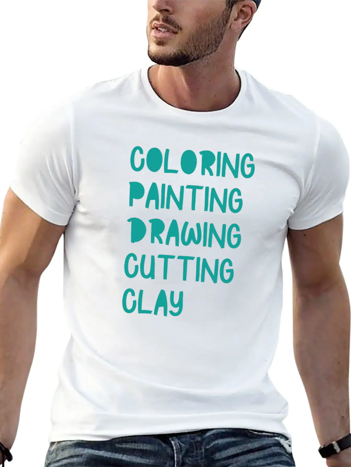 Coloring Painting Painter Painting Art Gift Unisex Casual T-Shirt – Clean Design For Daily Comfort