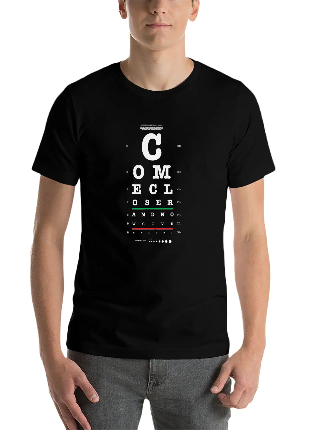 Come Closer Unisex Casual T-Shirt – Clean Design For Daily Comfort