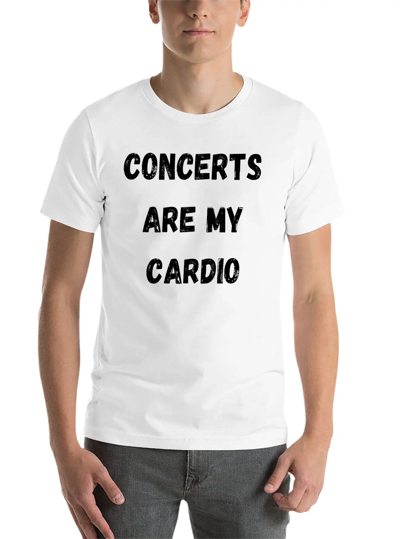 Concerts Are My Cardio Unisex Casual T-Shirt – Clean Design For Daily Comfort