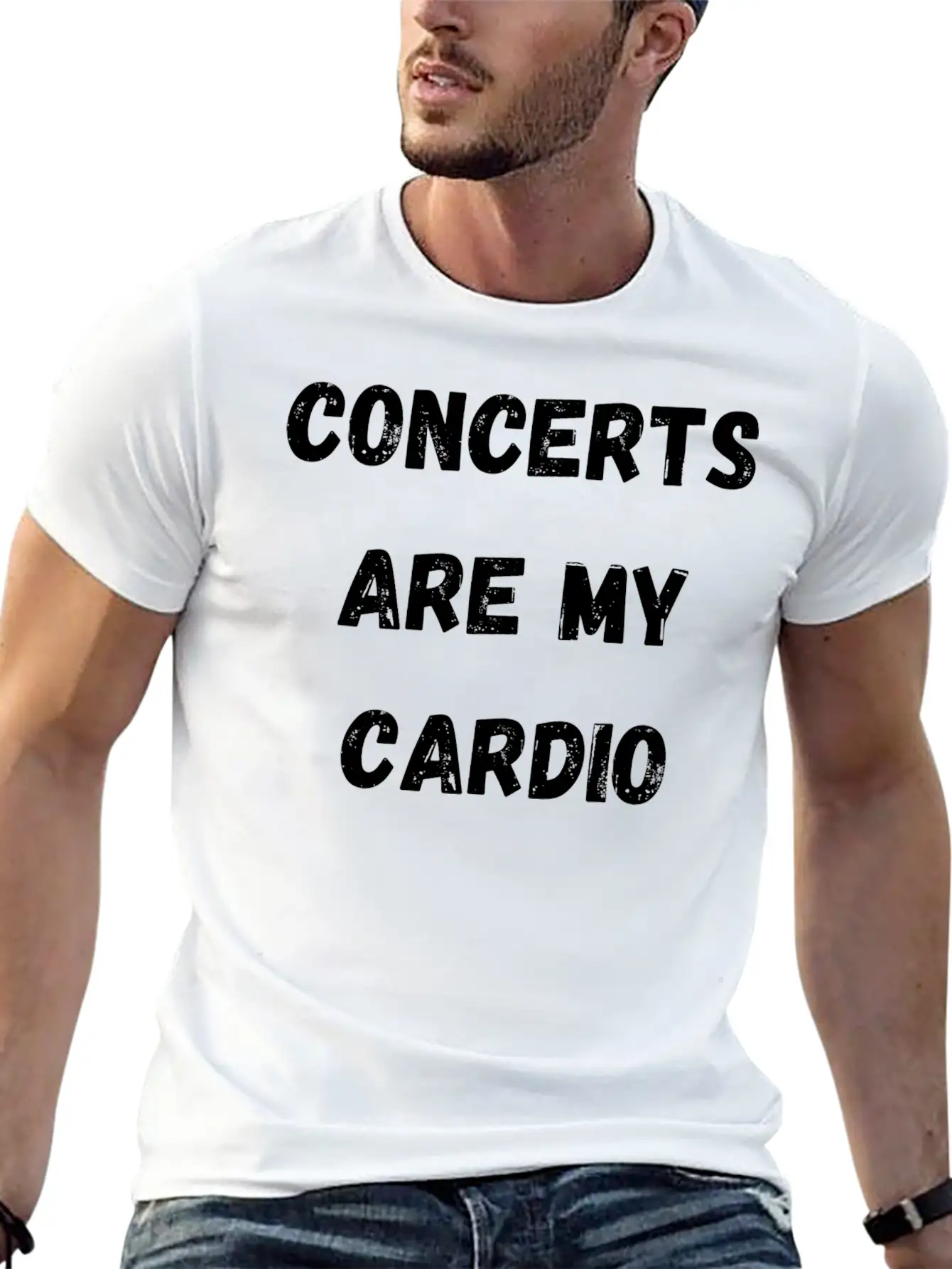 Concerts Are My Cardio Unisex Casual T-Shirt – Clean Design For Daily Comfort