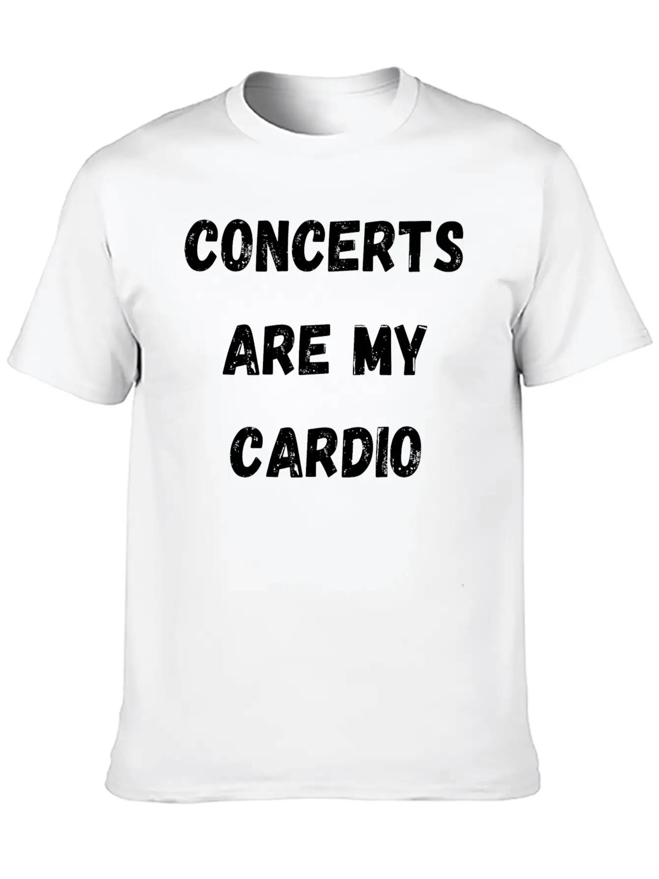 Concerts Are My Cardio Unisex Casual T-Shirt – Clean Design For Daily Comfort