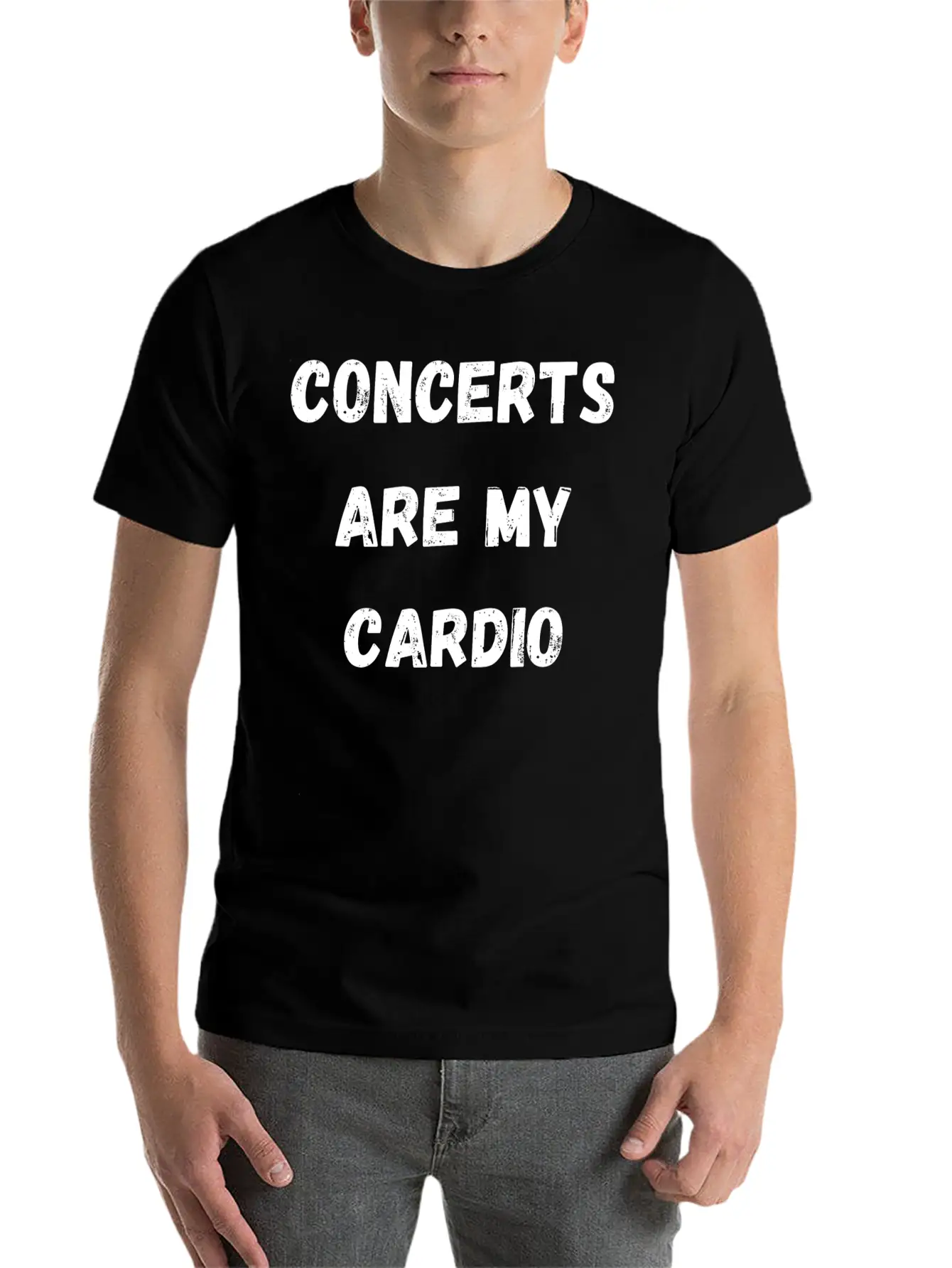 Concerts Are My Cardio Unisex Casual T-Shirt – Clean Design For Daily Comfort