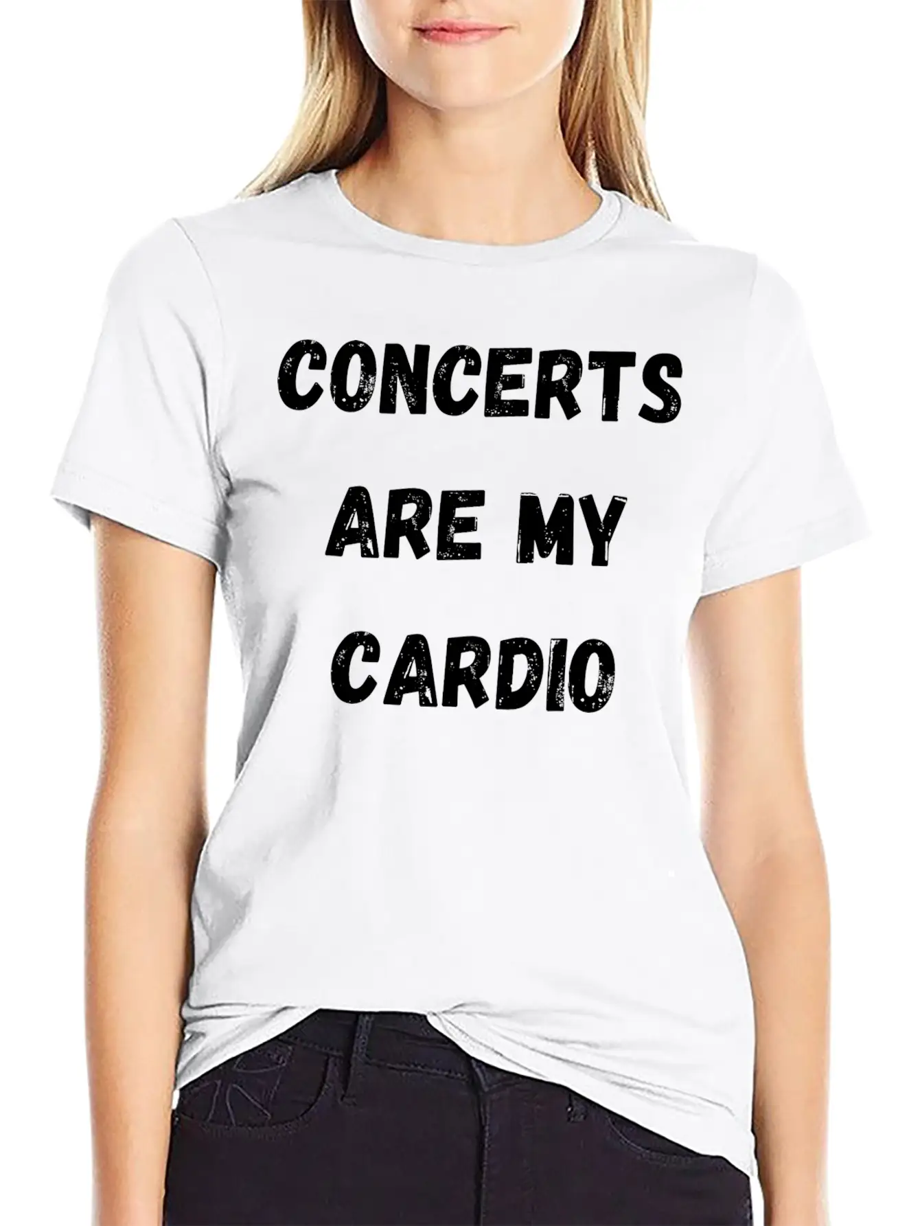 Concerts Are My Cardio Unisex Casual T-Shirt – Clean Design For Daily Comfort