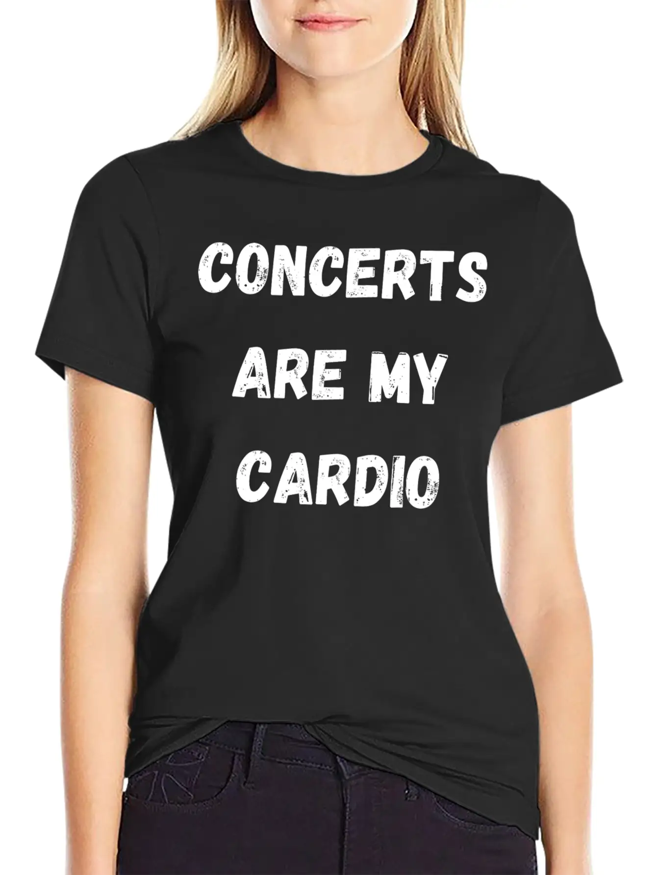 Concerts Are My Cardio Unisex Casual T-Shirt – Clean Design For Daily Comfort