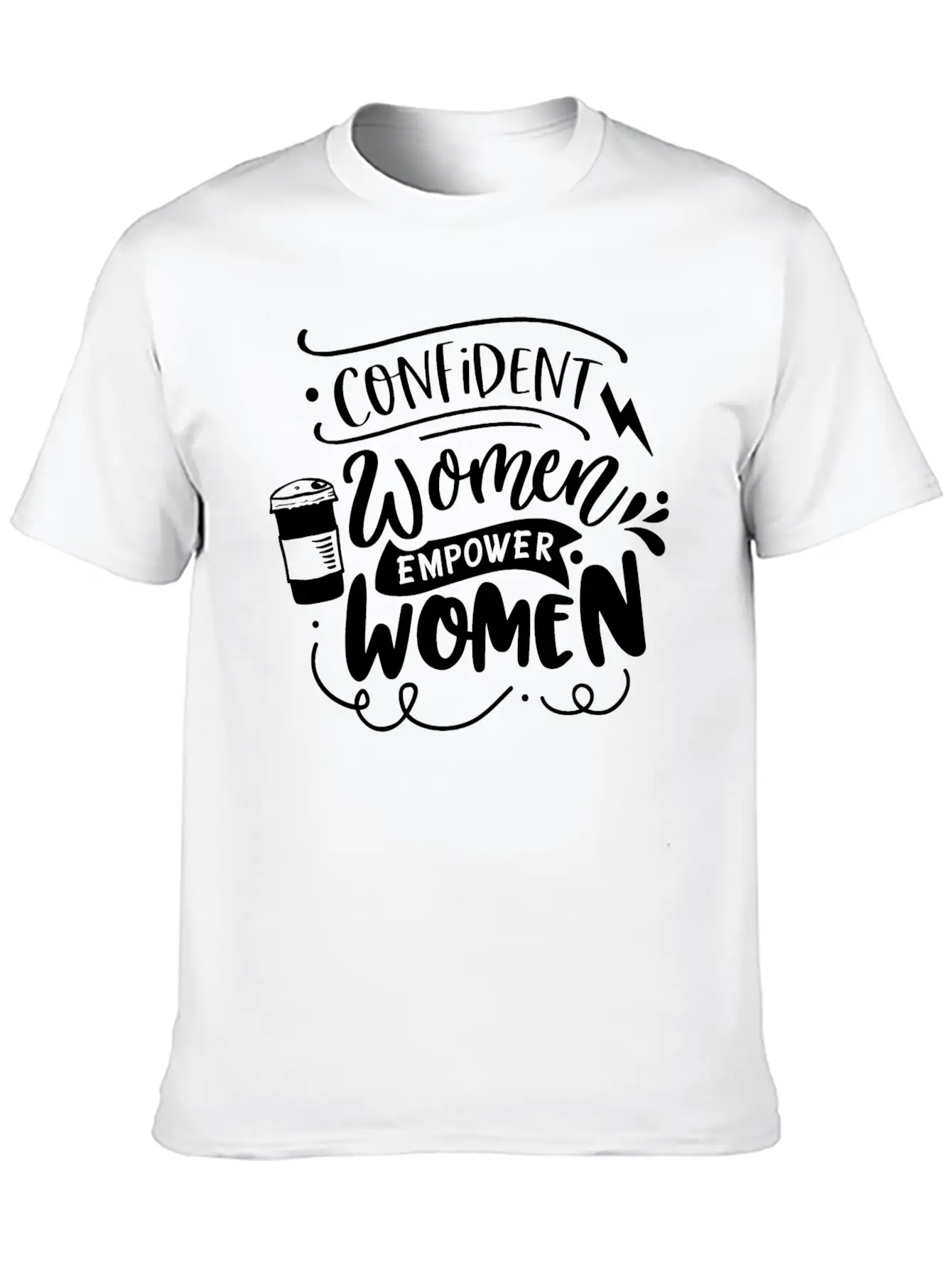 Confident Women Empower Women Unisex Casual T-Shirt – Clean Design For Daily Comfort
