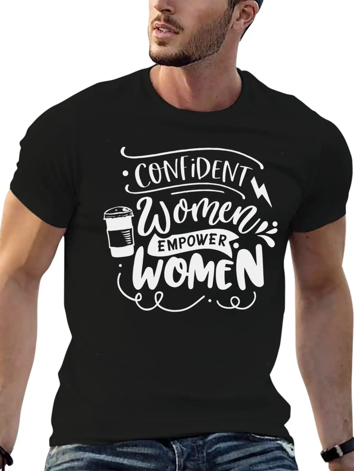 Confident Women Empower Women Unisex Casual T-Shirt – Clean Design For Daily Comfort
