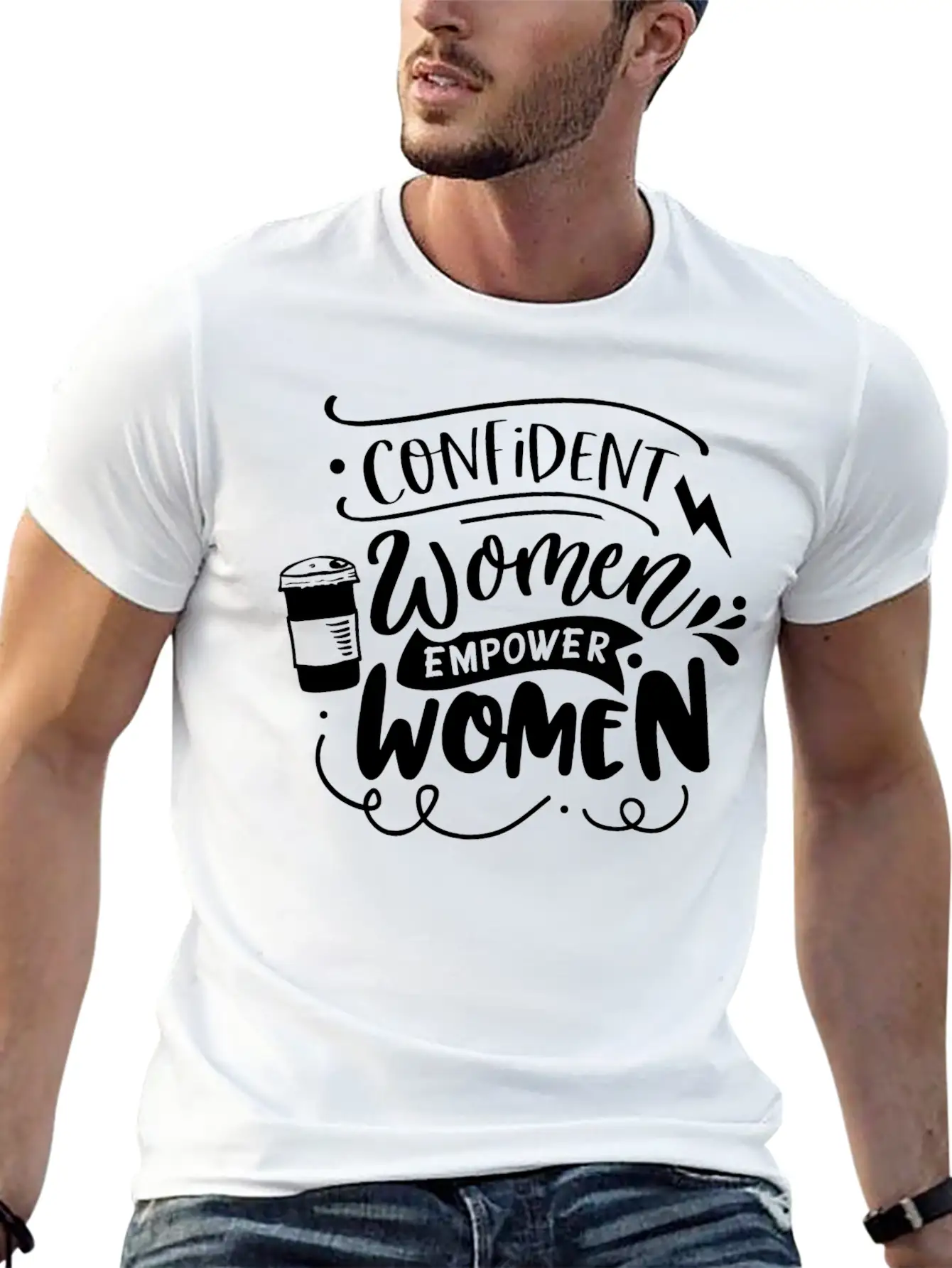 Confident Women Empower Women Unisex Casual T-Shirt – Clean Design For Daily Comfort