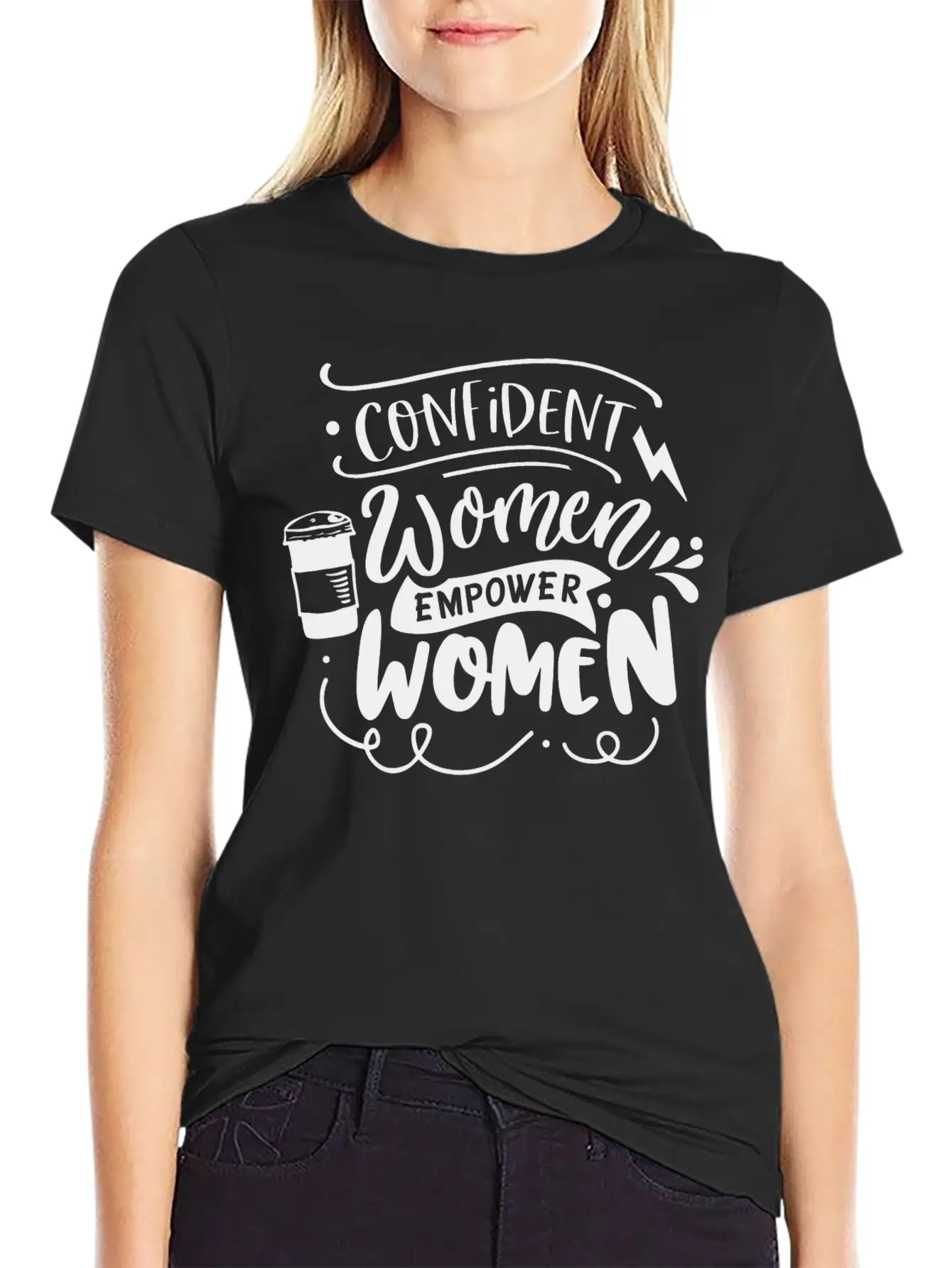 Confident Women Empower Women Unisex Casual T-Shirt – Clean Design For Daily Comfort