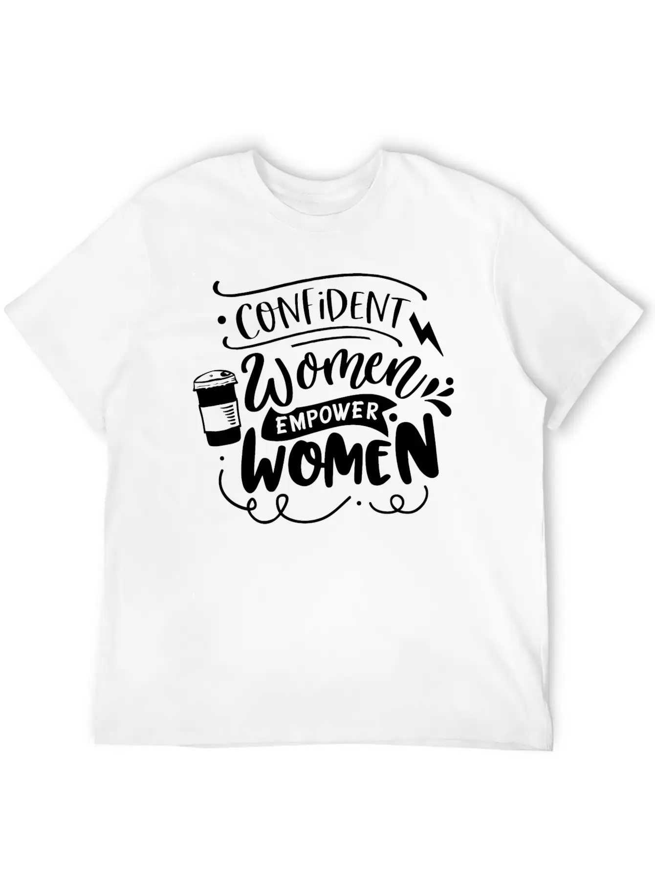 Confident Women Empower Women Unisex Casual T-Shirt – Clean Design For Daily Comfort