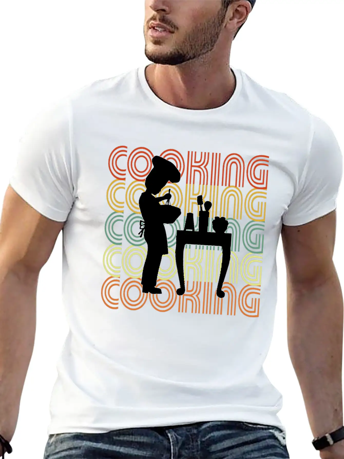 COOKING Unisex Casual T-Shirt – Clean Design For Daily Comfort