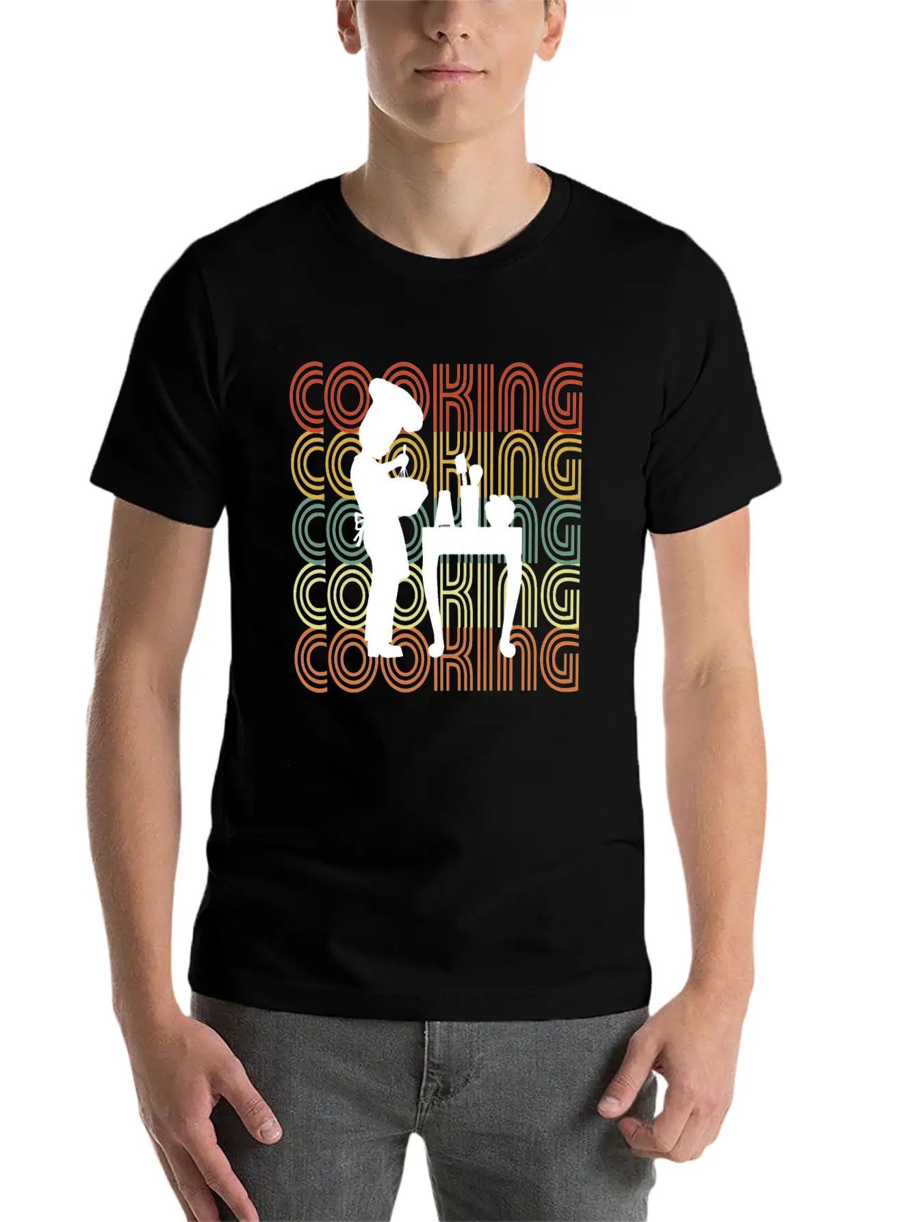 COOKING Unisex Casual T-Shirt – Clean Design For Daily Comfort