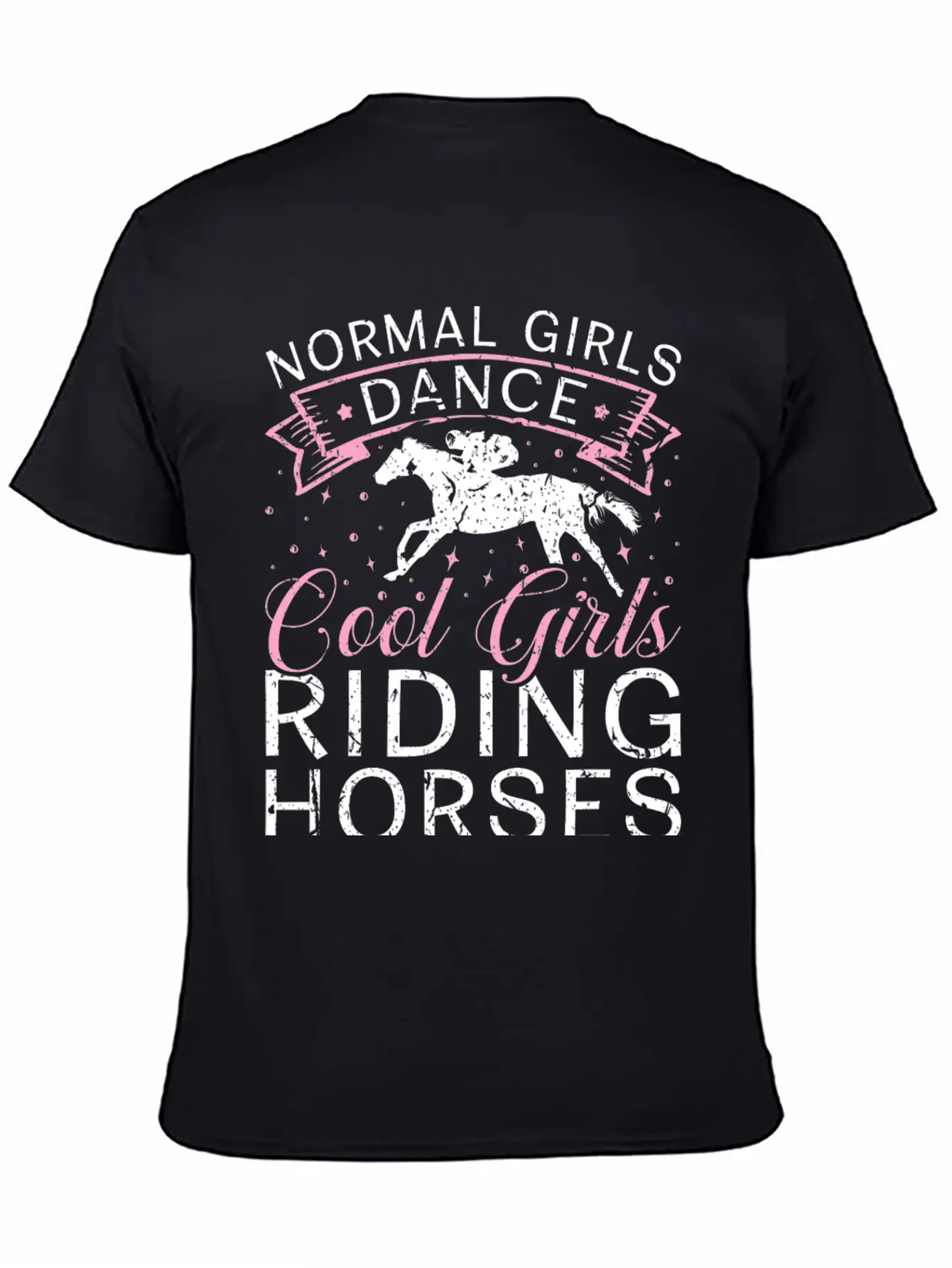 Cool Girls Riding Horses Equestrian Unisex Casual T-Shirt – Clean Design For Daily Comfort