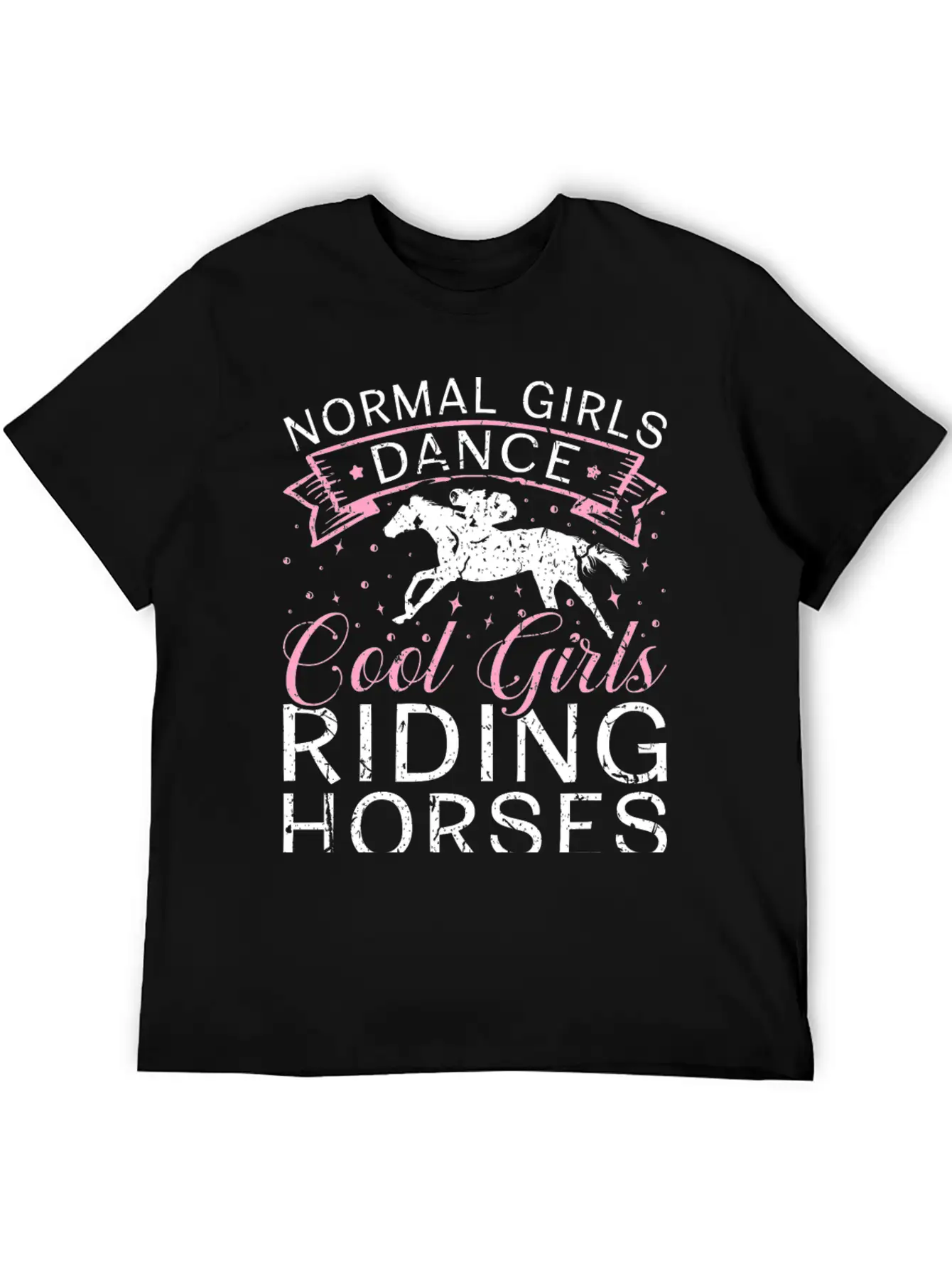 Cool Girls Riding Horses Equestrian Unisex Casual T-Shirt – Clean Design For Daily Comfort