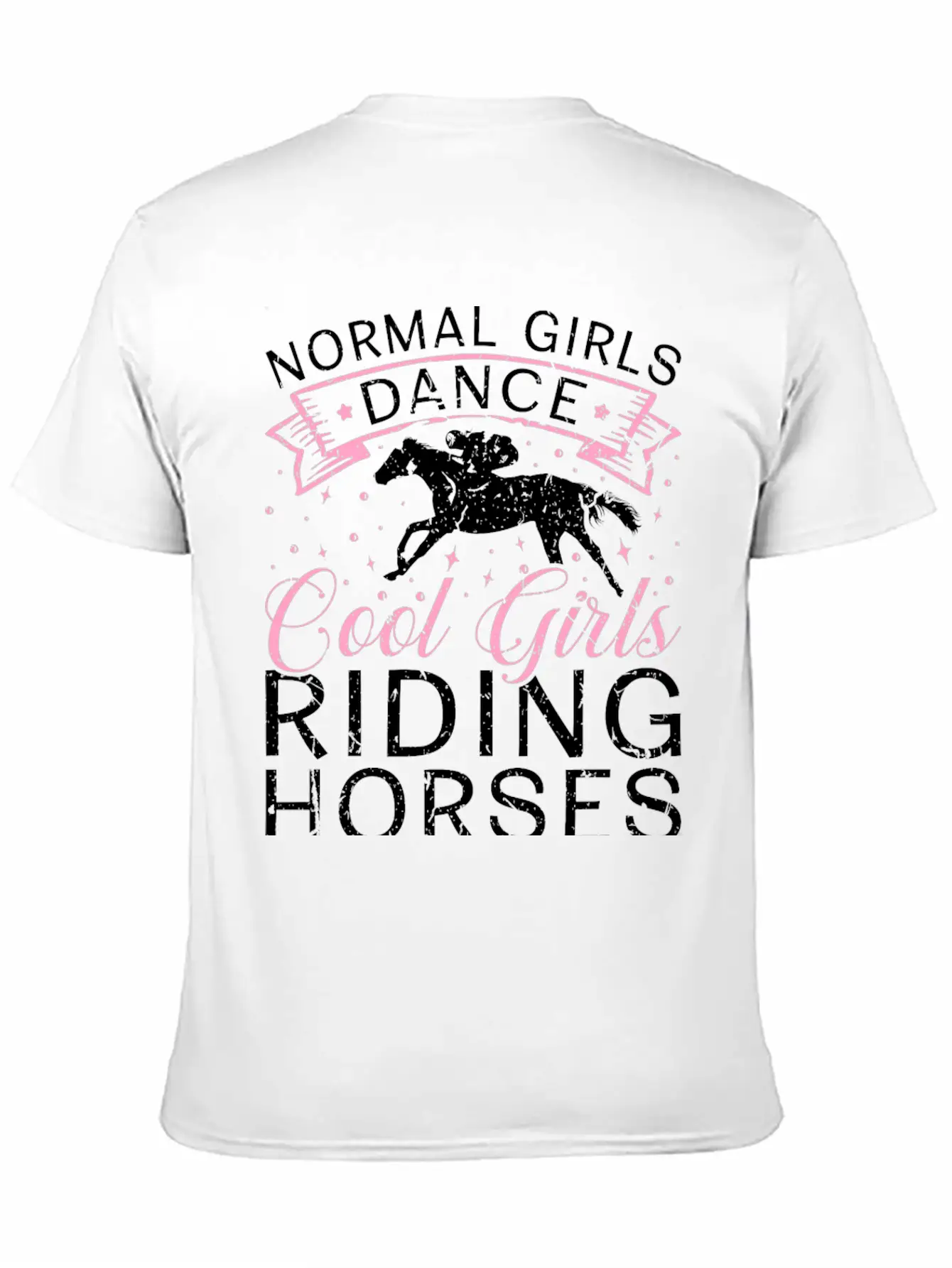 Cool Girls Riding Horses Equestrian Unisex Casual T-Shirt – Clean Design For Daily Comfort