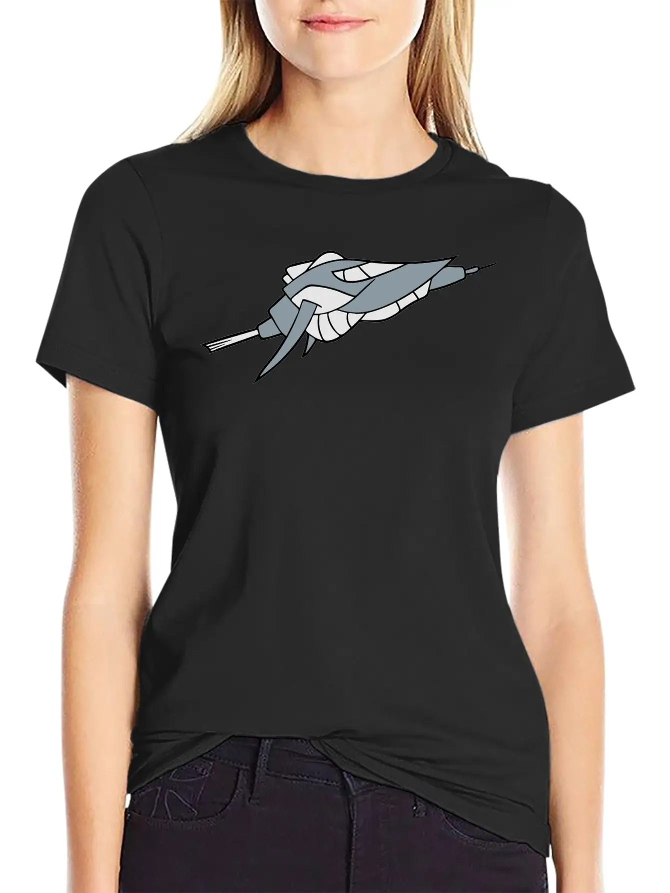Cool Spaceship Space Space Aliens Aliens Unisex Casual T-Shirt – Clean Design For Daily Comfort
