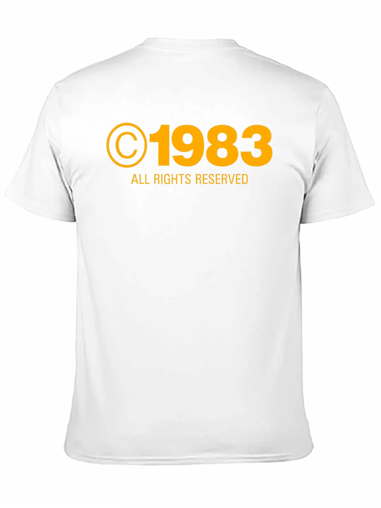 Copyright 1983 Unisex Casual T-Shirt – Clean Design For Daily Comfort