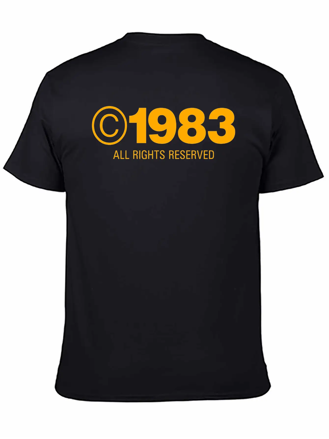 Copyright 1983 Unisex Casual T-Shirt – Clean Design For Daily Comfort