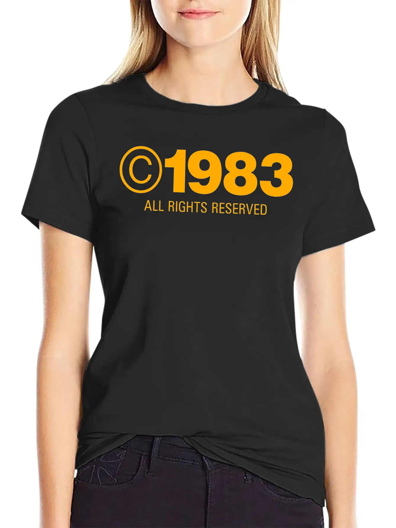 Copyright 1983 Unisex Casual T-Shirt – Clean Design For Daily Comfort