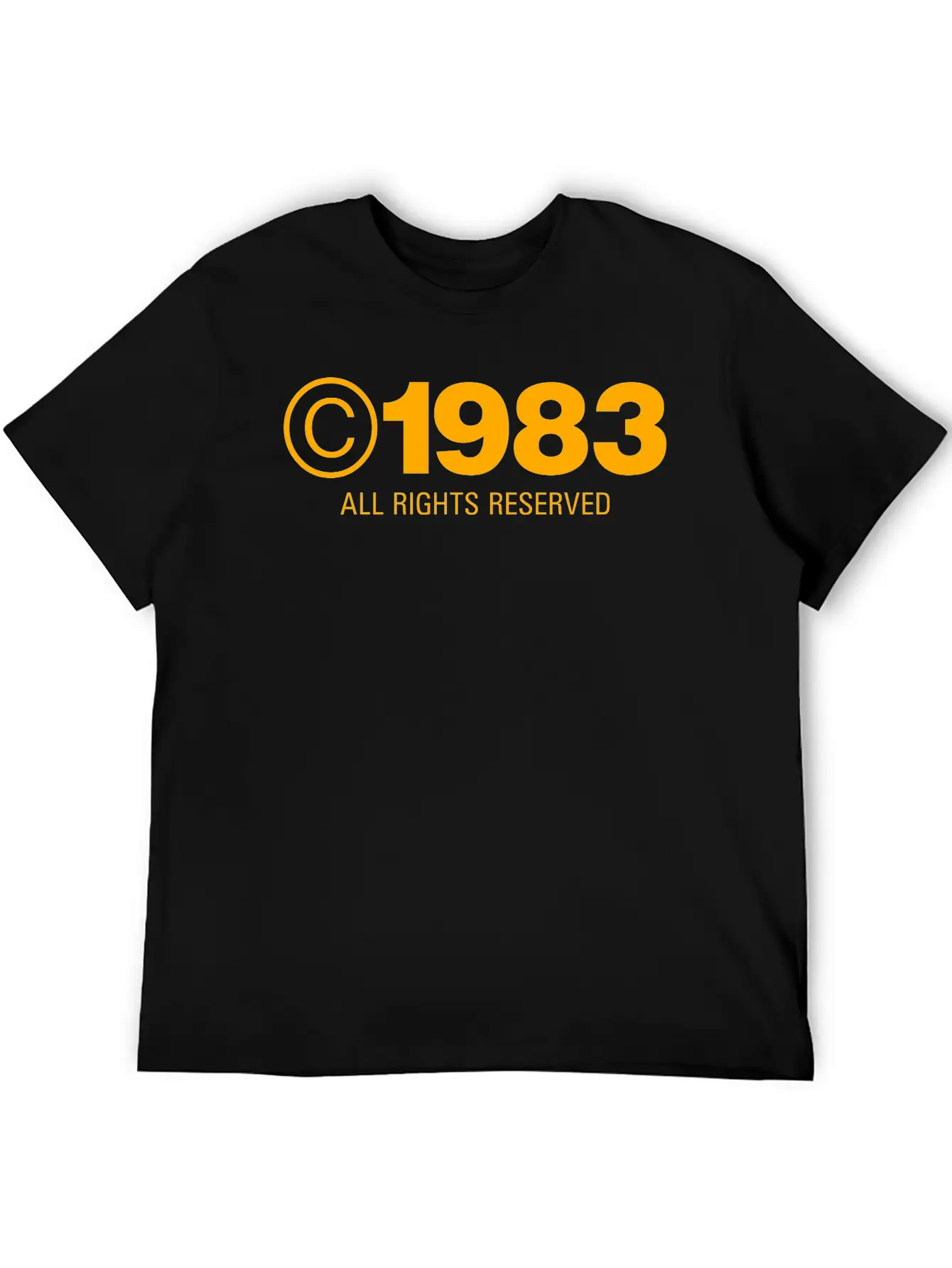 Copyright 1983 Unisex Casual T-Shirt – Clean Design For Daily Comfort