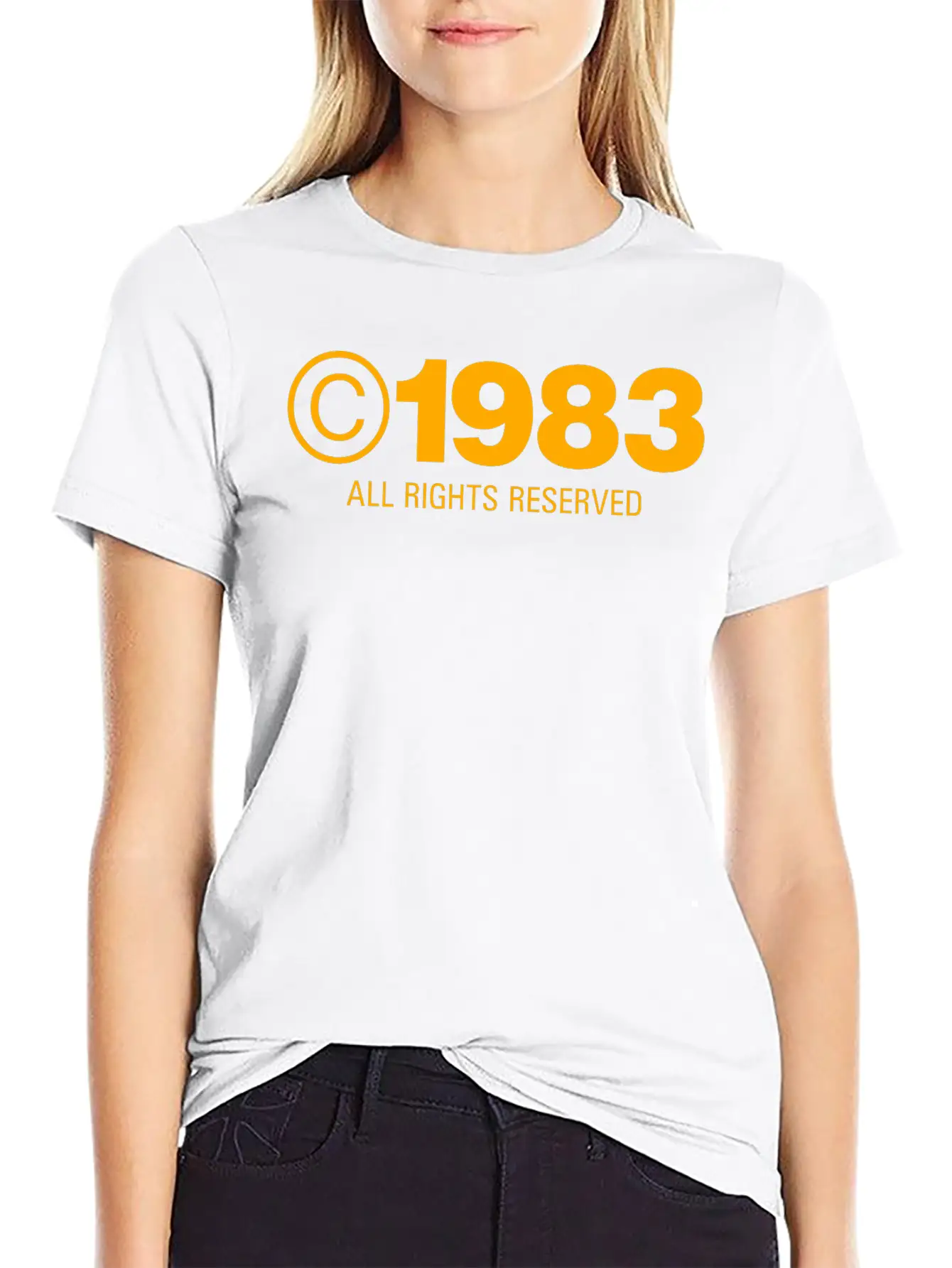 Copyright 1983 Unisex Casual T-Shirt – Clean Design For Daily Comfort