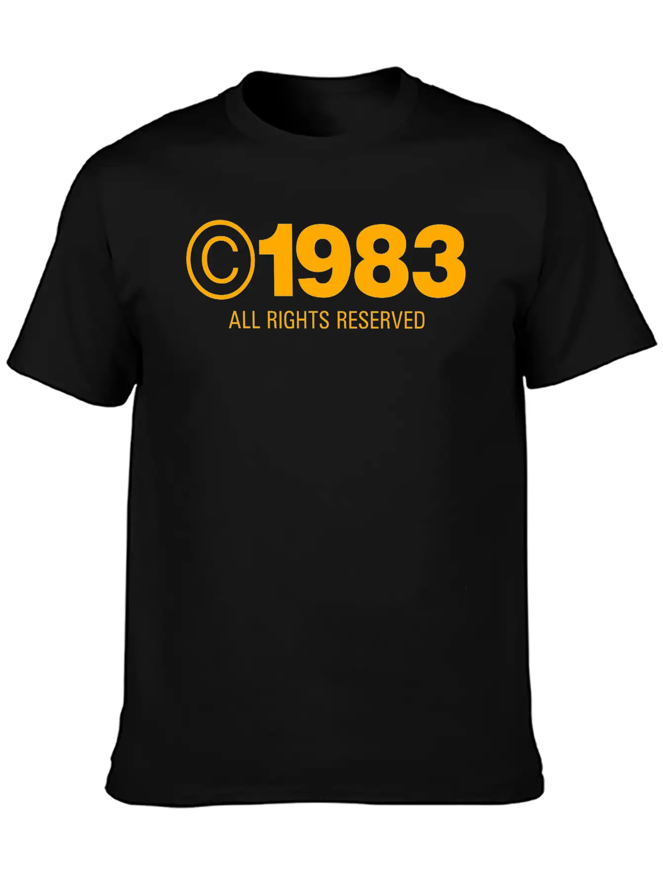 Copyright 1983 Unisex Casual T-Shirt – Clean Design For Daily Comfort
