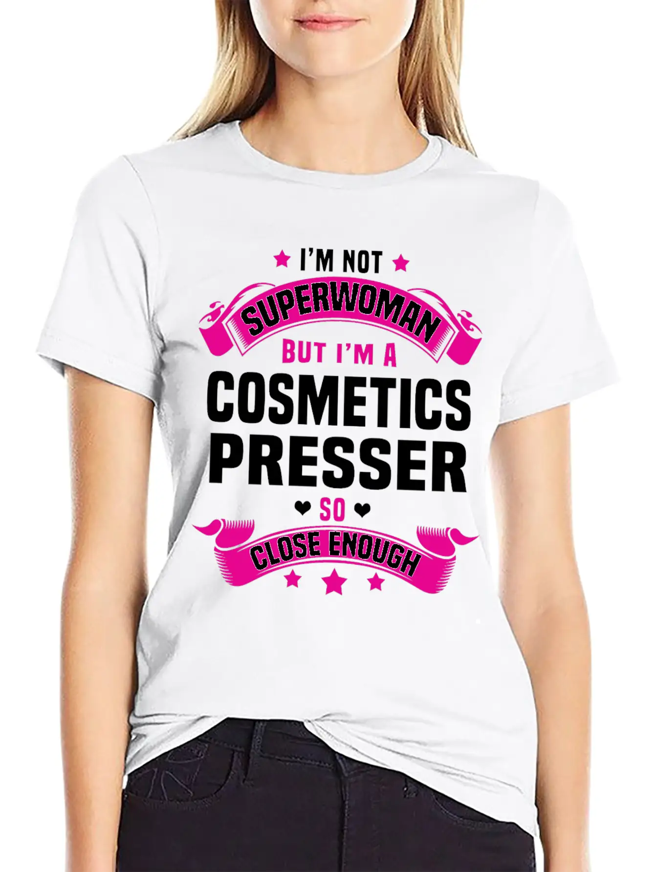 Cosmetics Presser Unisex Casual T-Shirt – Clean Design For Daily Comfort