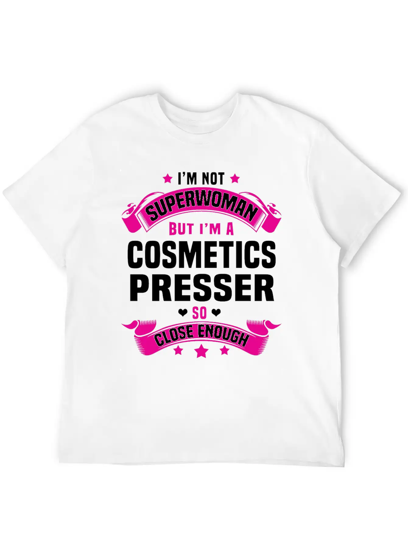 Cosmetics Presser Unisex Casual T-Shirt – Clean Design For Daily Comfort