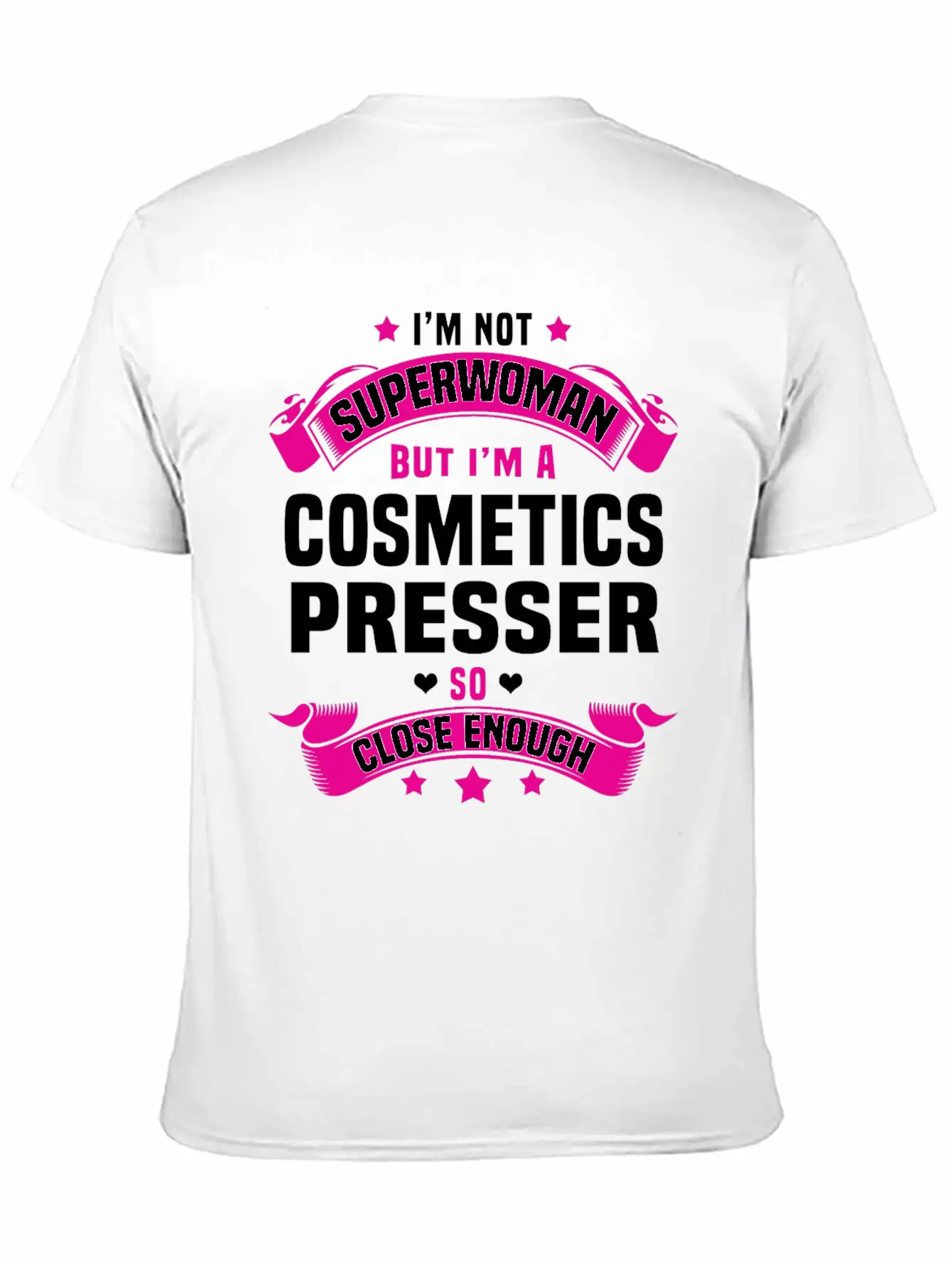 Cosmetics Presser Unisex Casual T-Shirt – Clean Design For Daily Comfort