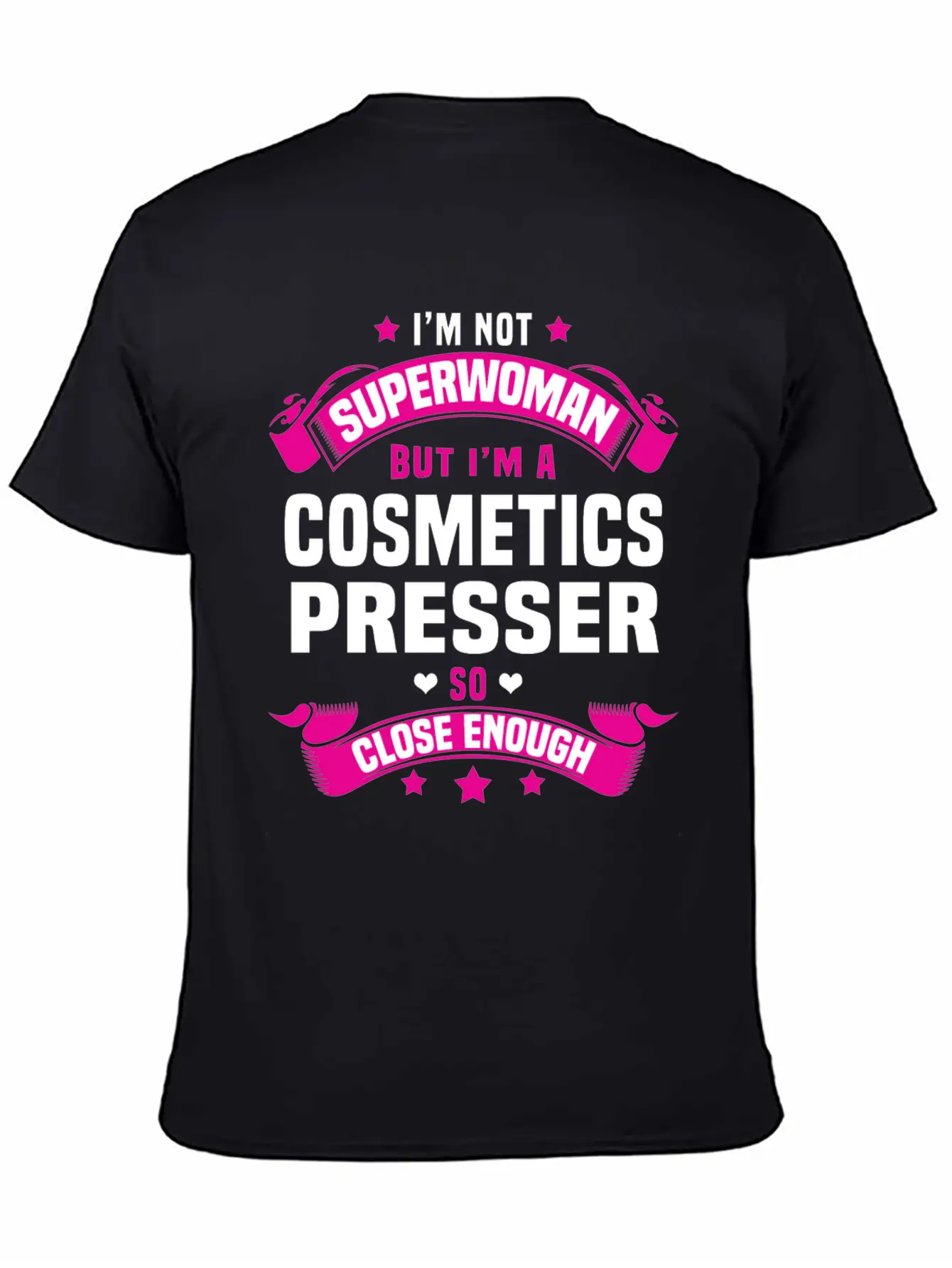 Cosmetics Presser Unisex Casual T-Shirt – Clean Design For Daily Comfort