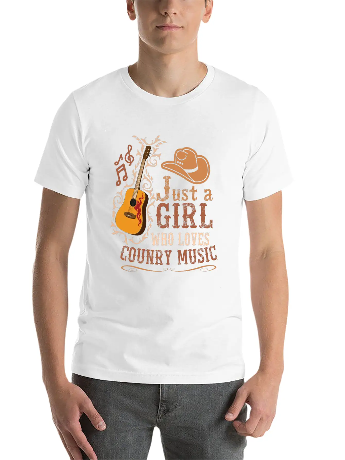 Country Music Southern Music Jazz Country Music Unisex Casual T-Shirt – Clean Design For Daily Comfort