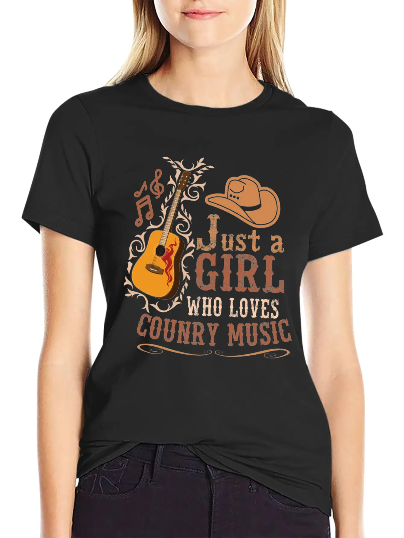 Country Music Southern Music Jazz Country Music Unisex Casual T-Shirt – Clean Design For Daily Comfort