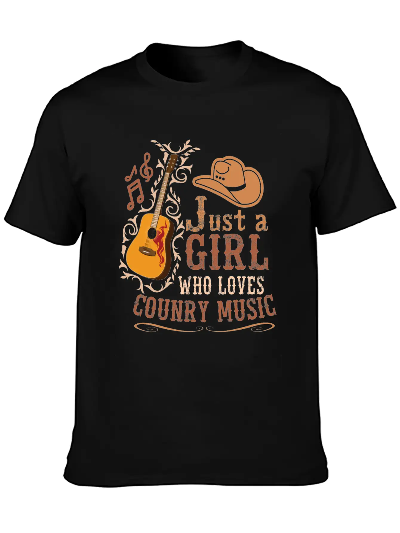 Country Music Southern Music Jazz Country Music Unisex Casual T-Shirt – Clean Design For Daily Comfort