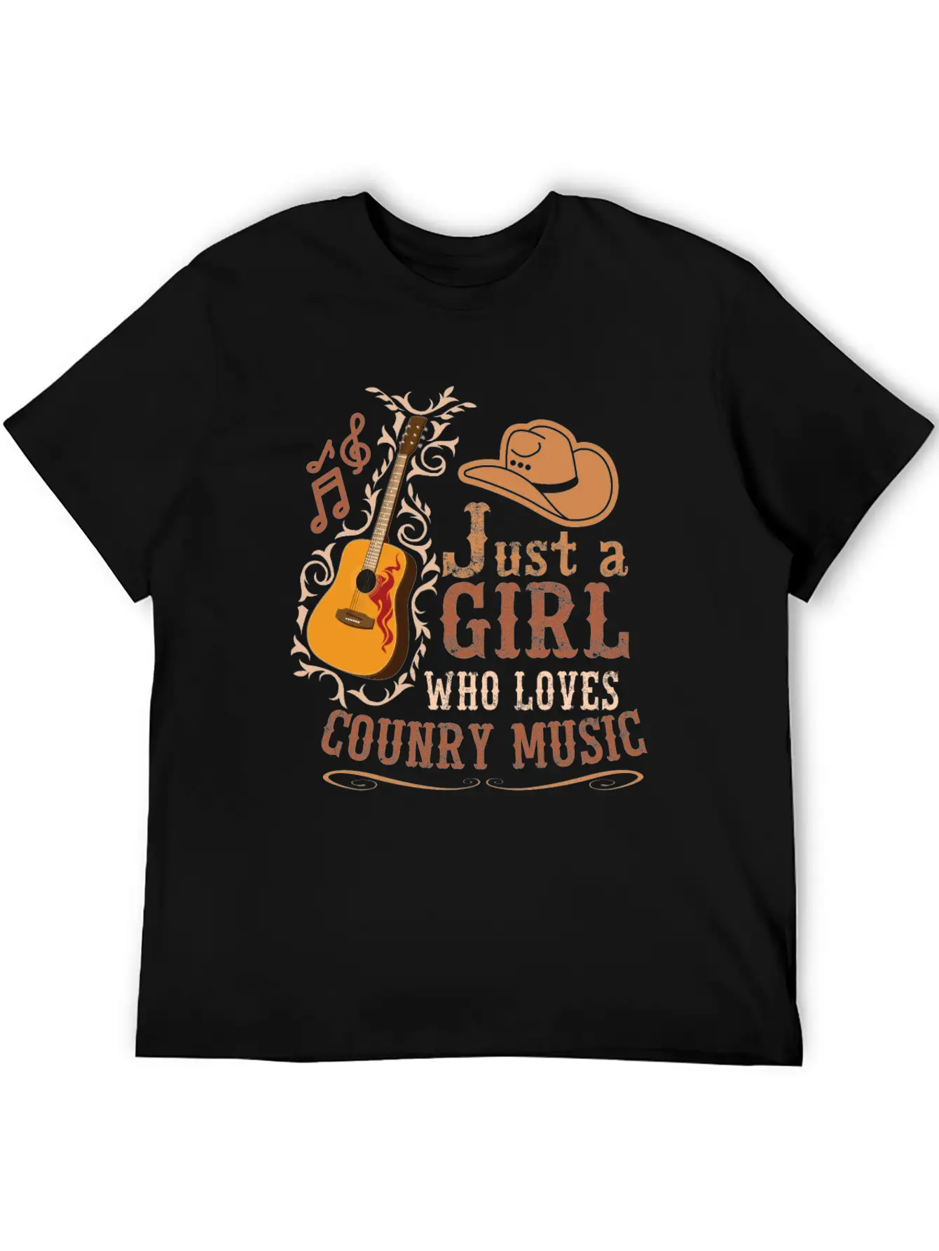Country Music Southern Music Jazz Country Music Unisex Casual T-Shirt – Clean Design For Daily Comfort
