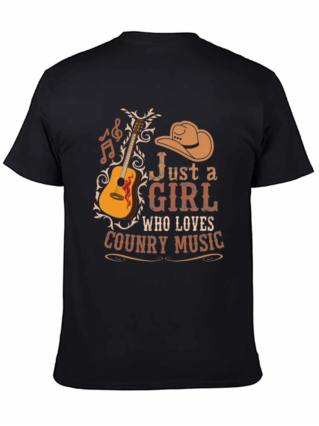 Country Music Southern Music Jazz Country Music Unisex Casual T-Shirt – Clean Design For Daily Comfort