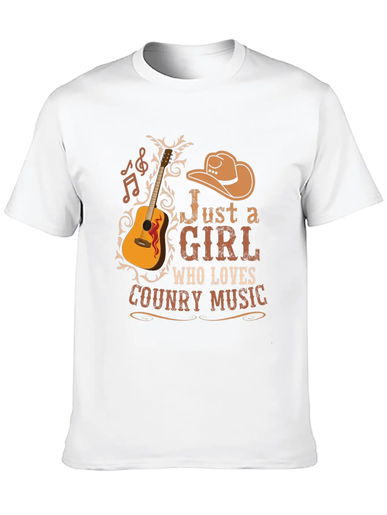 Country Music Southern Music Jazz Country Music Unisex Casual T-Shirt – Clean Design For Daily Comfort