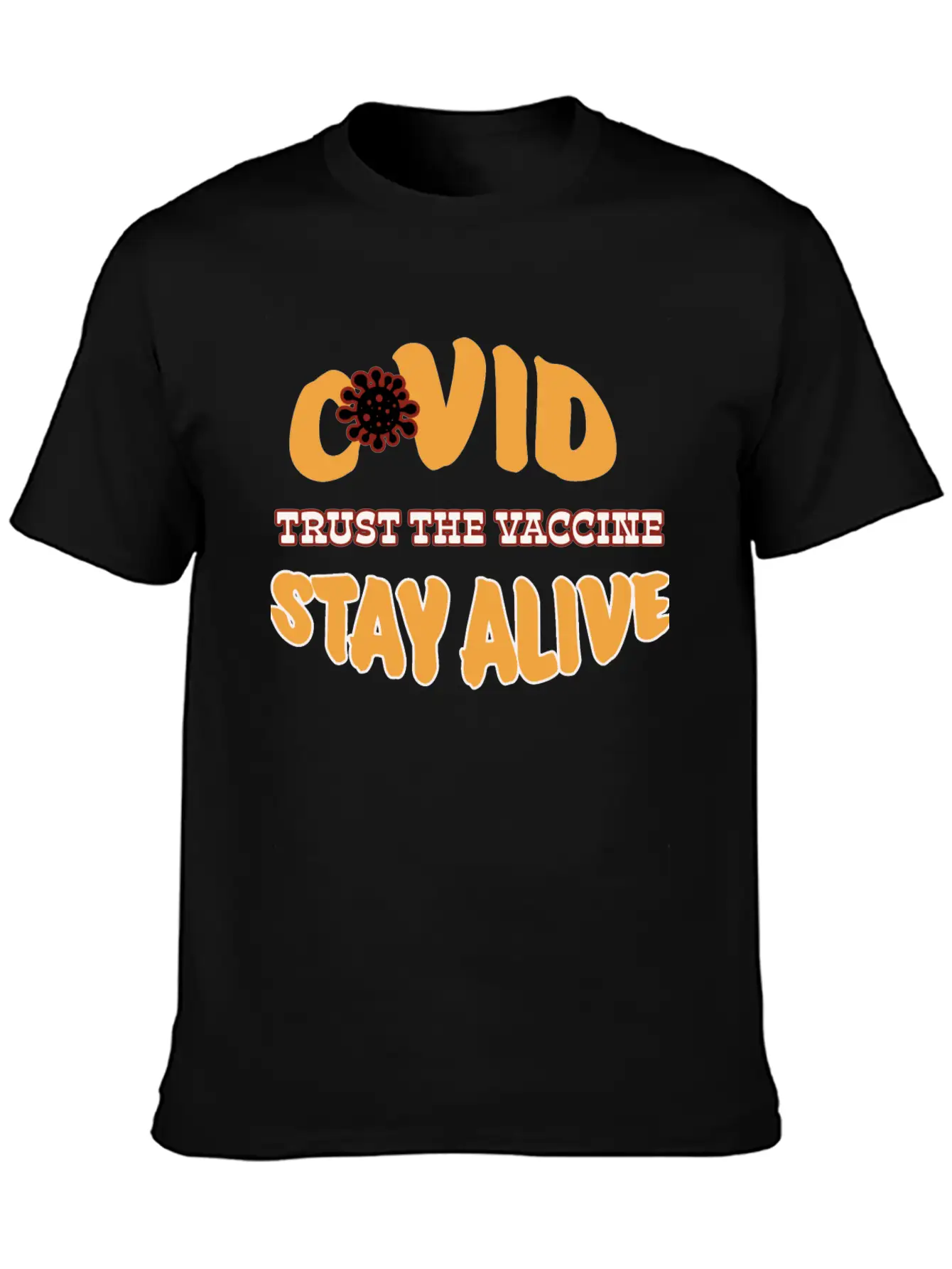 Covid Vaccination 1 Unisex Casual T-Shirt – Clean Design For Daily Comfort