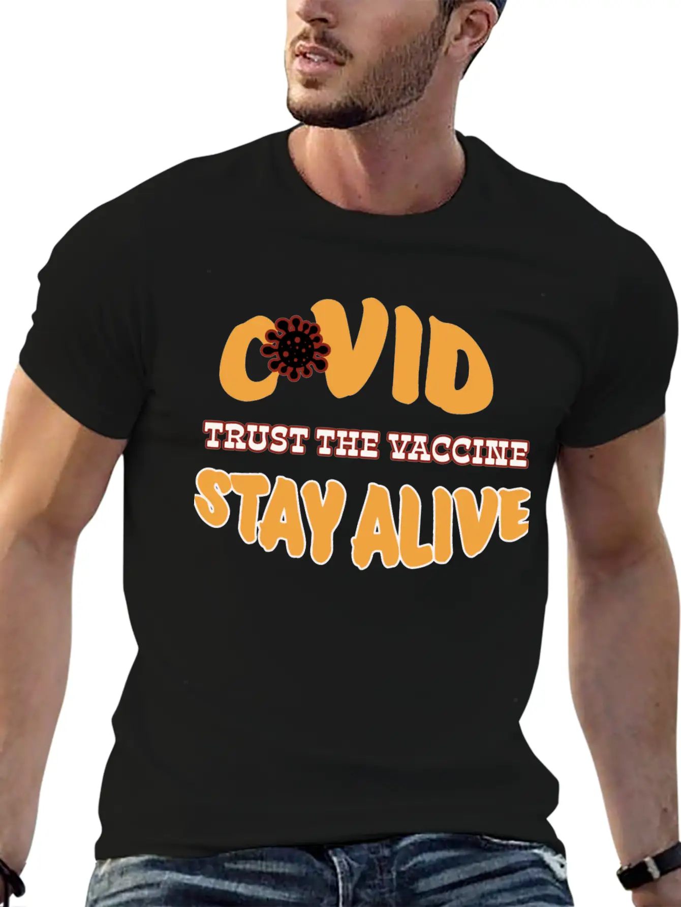 Covid Vaccination 1 Unisex Casual T-Shirt – Clean Design For Daily Comfort
