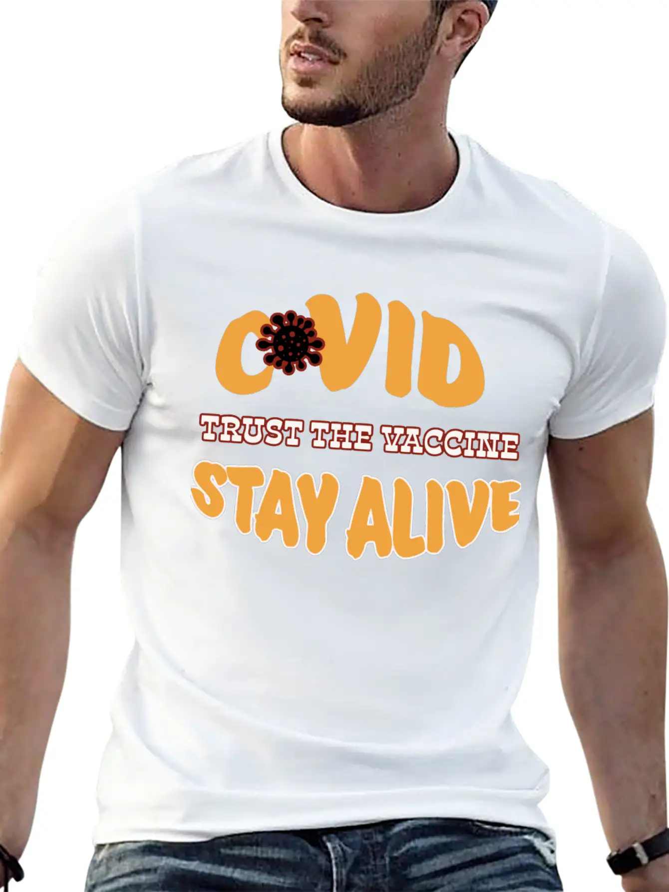 Covid Vaccination 1 Unisex Casual T-Shirt – Clean Design For Daily Comfort