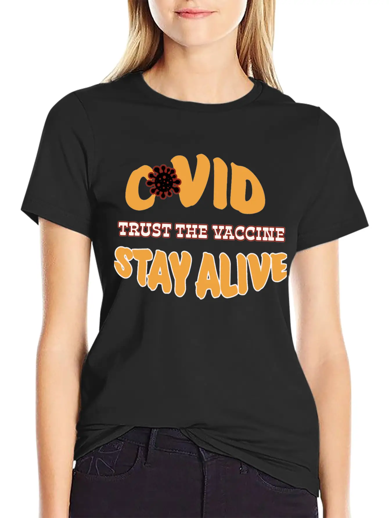 Covid Vaccination 1 Unisex Casual T-Shirt – Clean Design For Daily Comfort