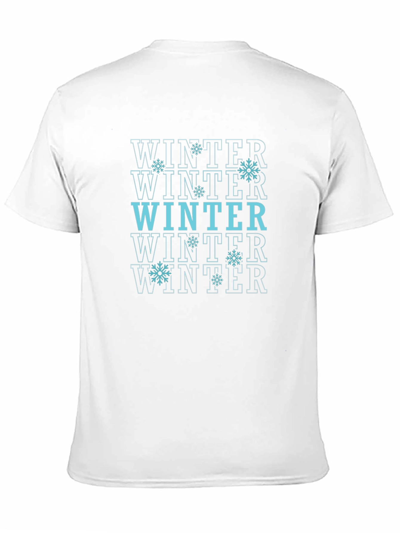 Winter Snowflake Graphic Tee - Stylish Seasonal Apparel