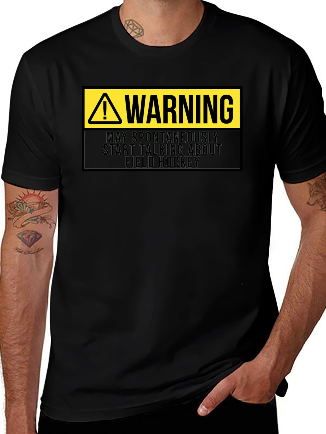 Warning Field Hockey T-Shirt